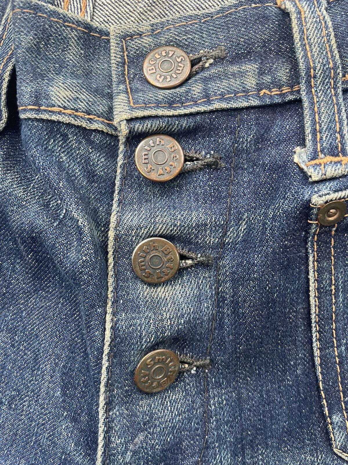 Japanese Brand × Vintage Vintage Betty Smith Sanforized Distresed Jeans Size 32" / US 10 / IT 46 - 18 Thumbnail