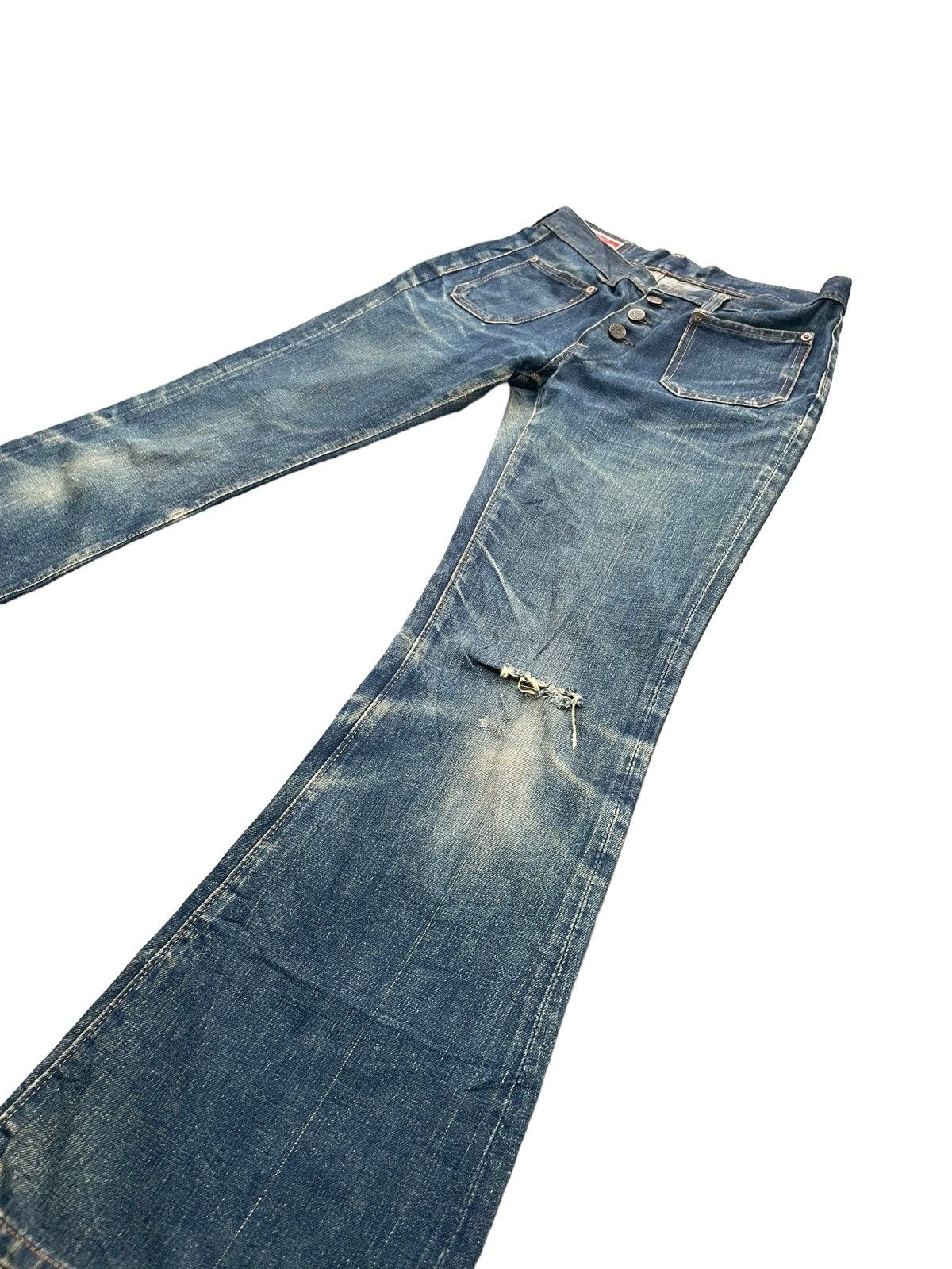 Japanese Brand × Vintage Vintage Betty Smith Sanforized Distresed Jeans Size 32" / US 10 / IT 46 - 2 Thumbnail