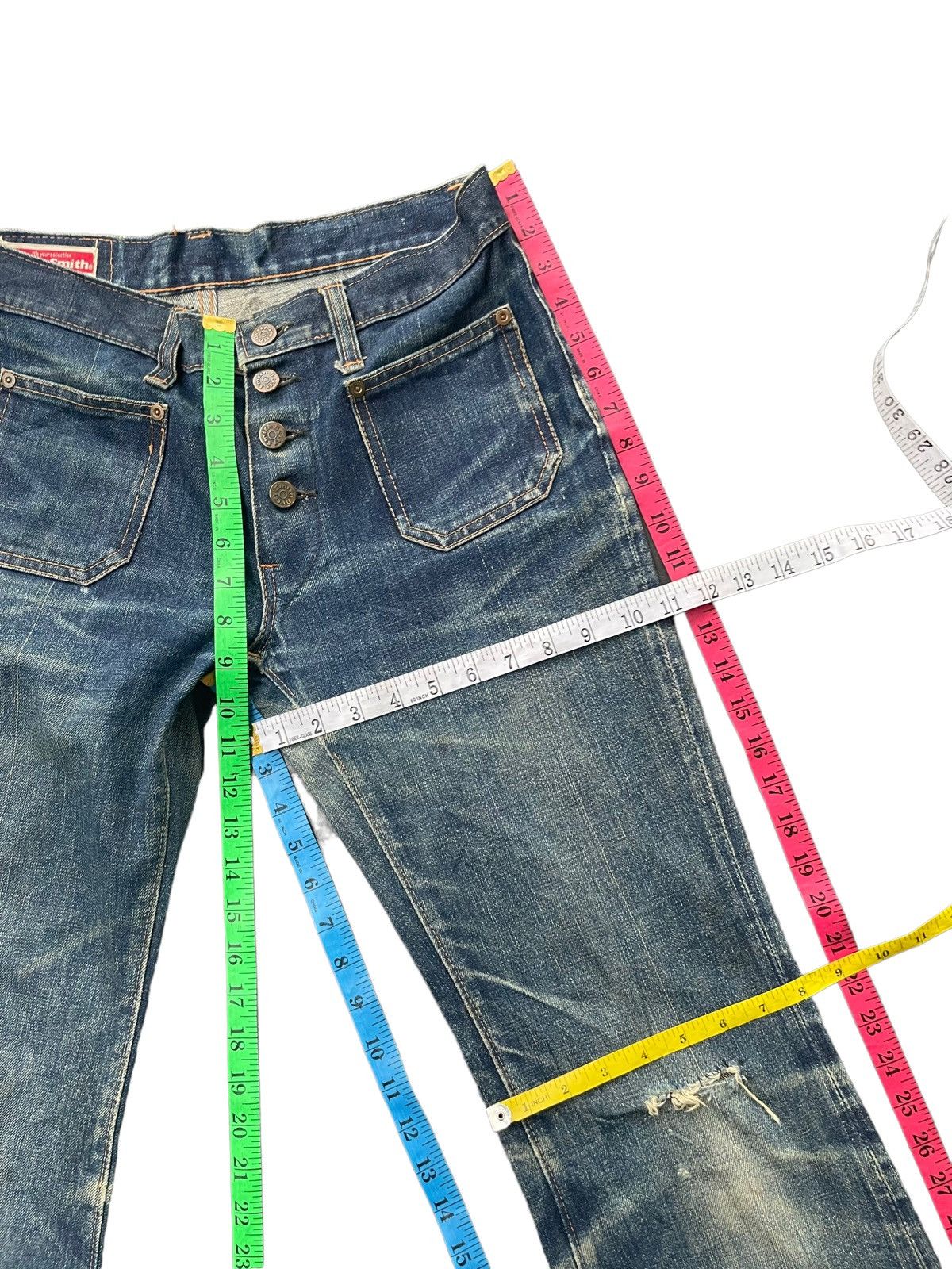 Japanese Brand × Vintage Vintage Betty Smith Sanforized Distresed Jeans Size 32" / US 10 / IT 46 - 21 Thumbnail