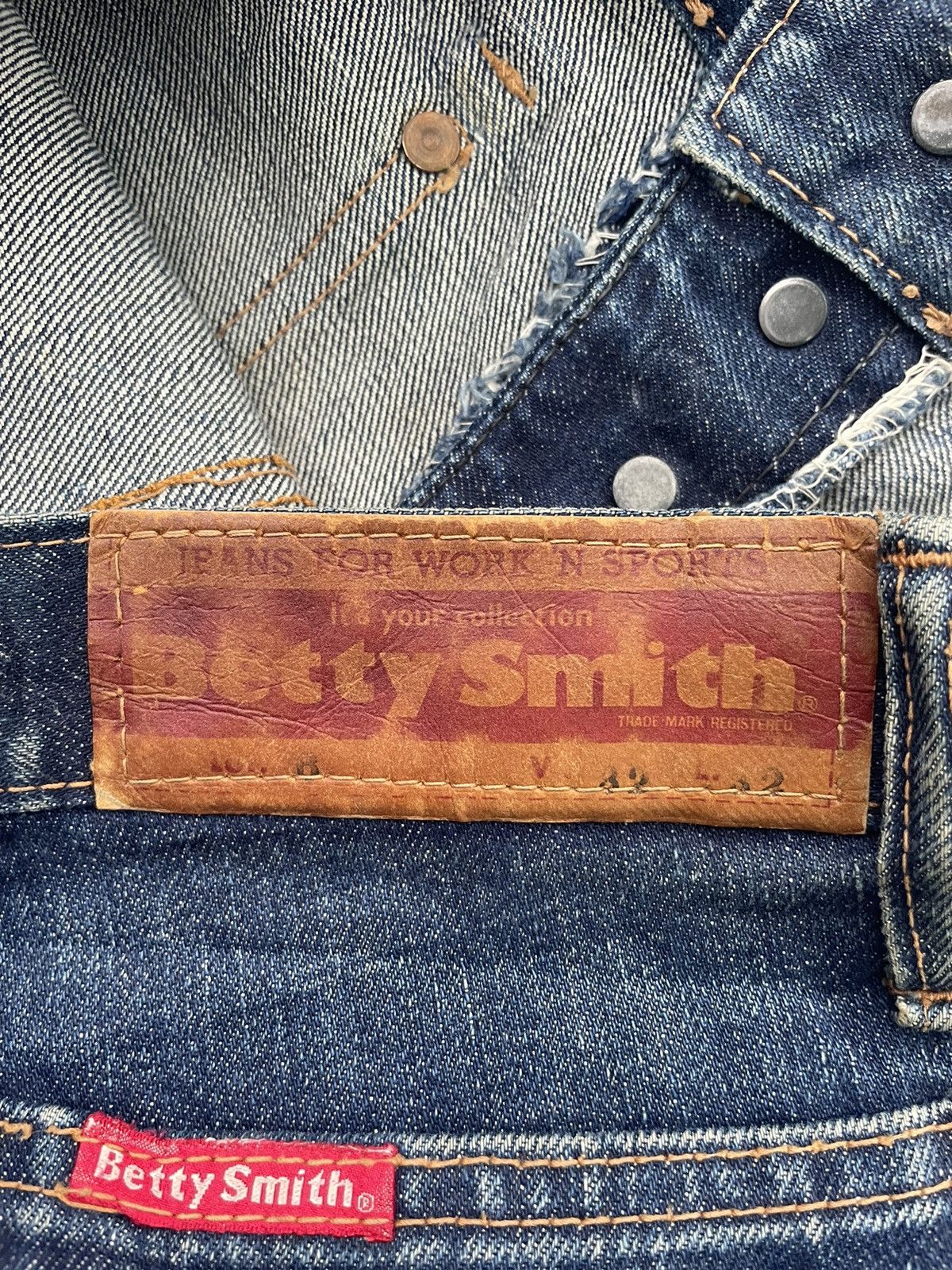 Japanese Brand × Vintage Vintage Betty Smith Sanforized Distresed Jeans Size 32" / US 10 / IT 46 - 12 Thumbnail