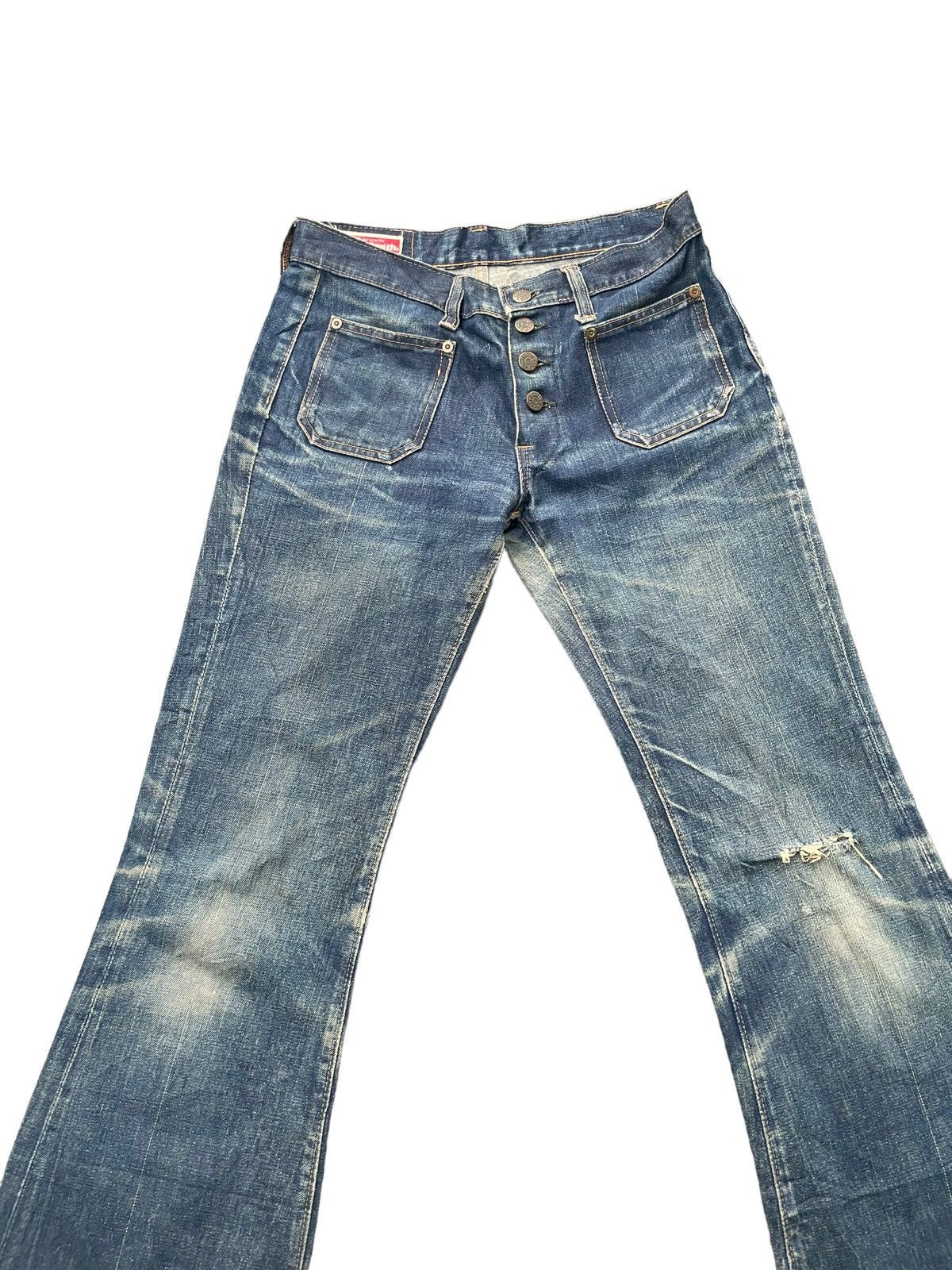 Japanese Brand × Vintage Vintage Betty Smith Sanforized Distresed Jeans Size 32" / US 10 / IT 46 - 4 Thumbnail