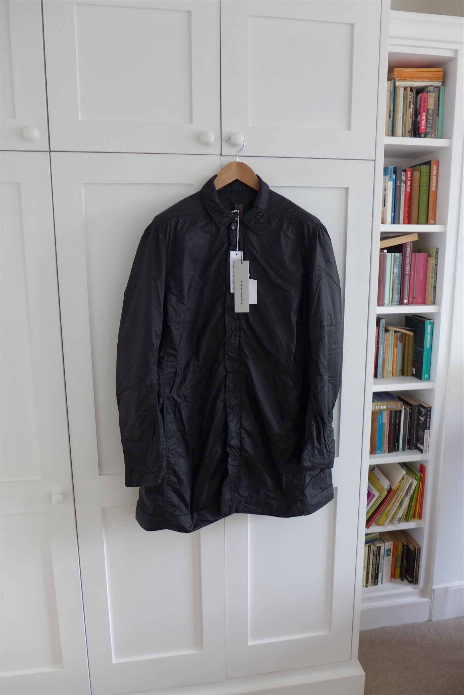 image of Rick Owens Drkshdw Fw15 Black Giacca Combo Peacoat, Men's (Size XL)