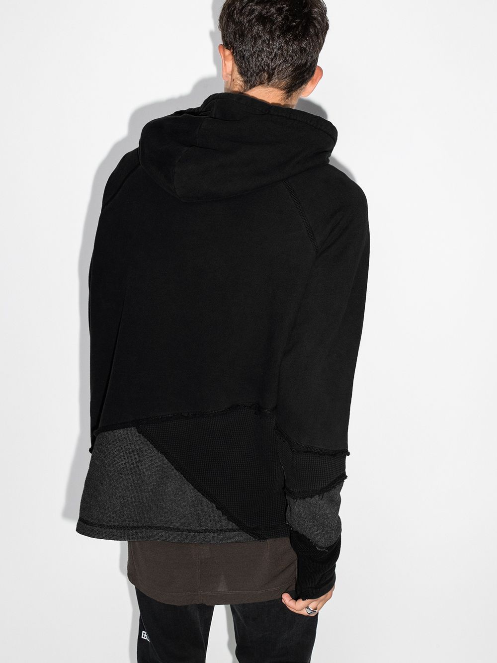Greg Lauren Greg Lauren Oversized Black Fragmented Hoodie. Size US S / EU 44-46 / 1 - 3 Thumbnail