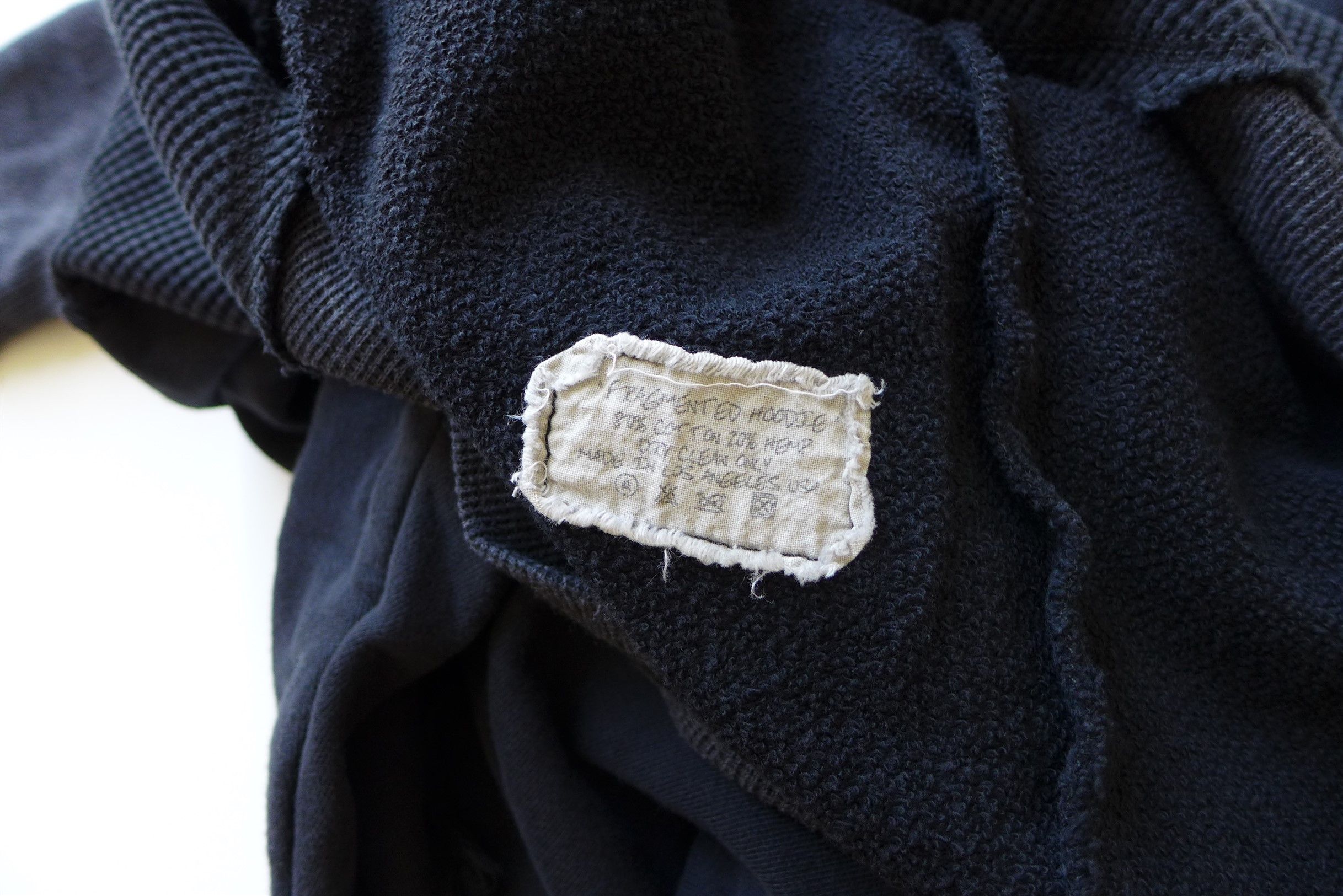 Greg Lauren Greg Lauren Oversized Black Fragmented Hoodie. Size US S / EU 44-46 / 1 - 11 Thumbnail