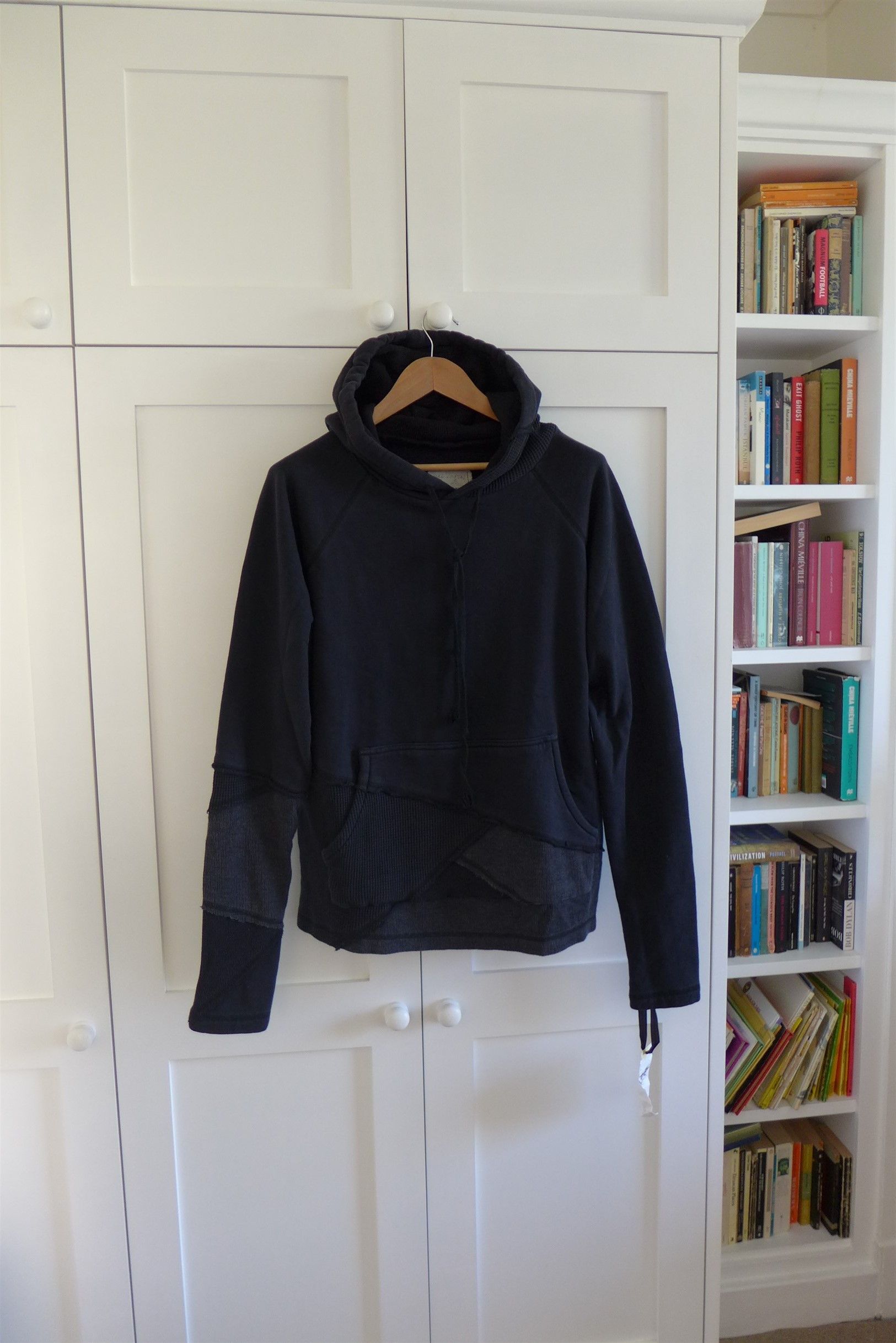Greg Lauren Greg Lauren Oversized Black Fragmented Hoodie. Size US S / EU 44-46 / 1 - 4 Thumbnail