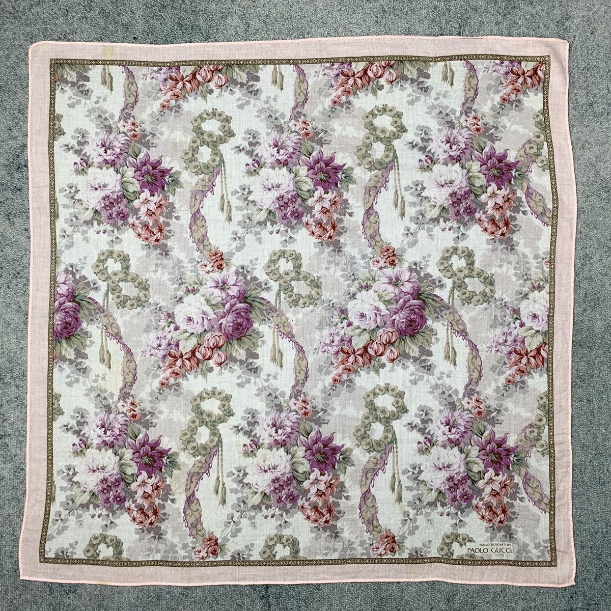 Paolo Gucci Paolo Gucci Turban Handkerchief Neckerchief Bandana Size ONE SIZE - 2 Thumbnail