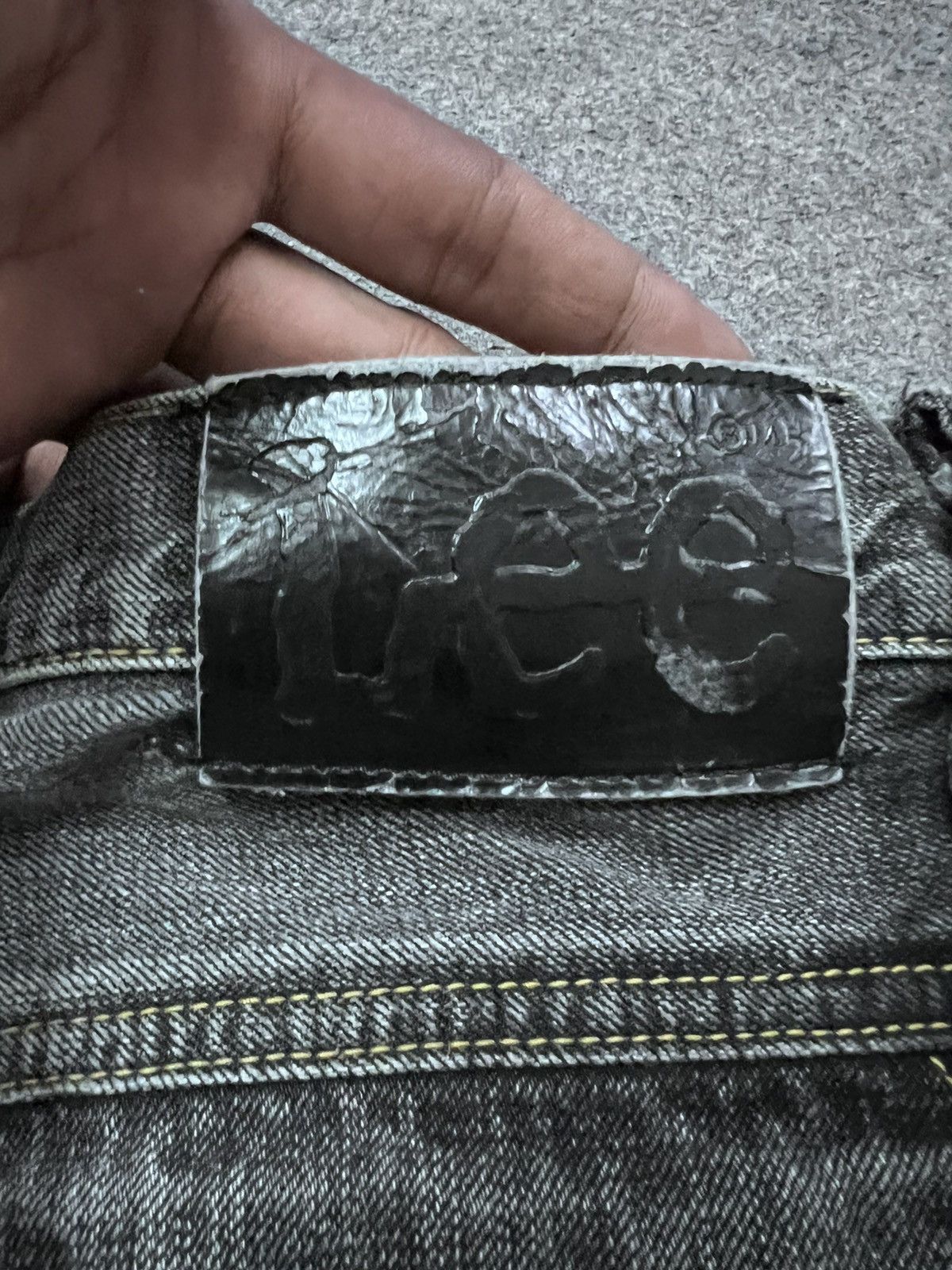 If Six Was Nine FLARED💥LEE RIDERS CARGO TWIST DENIM PANT Size US 29 - 8 Thumbnail