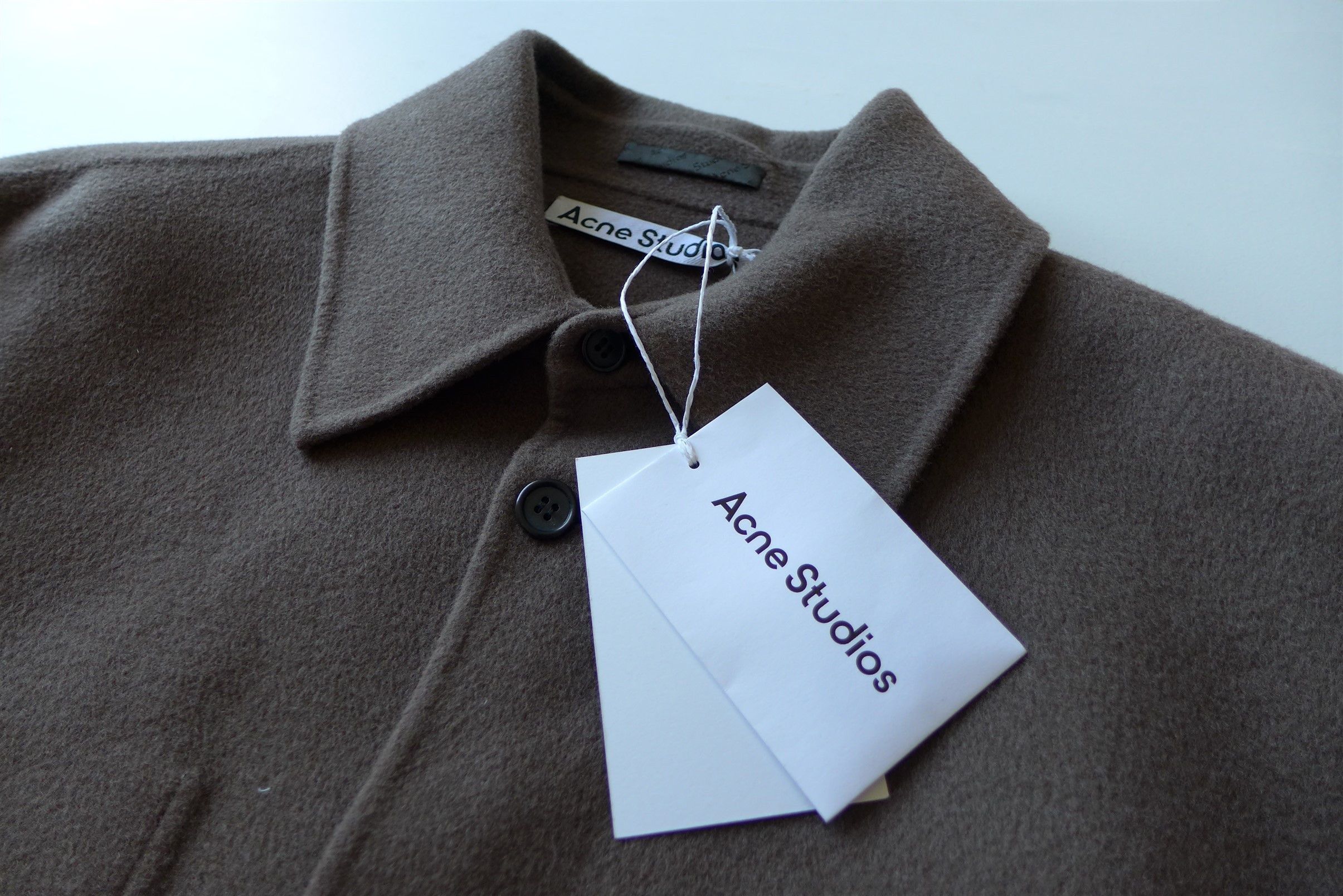 Acne Studios Acne Studios Oversized Domen Jacket - Fox Grey Wool Size US M / EU 48-50 / 2 - 7 Thumbnail