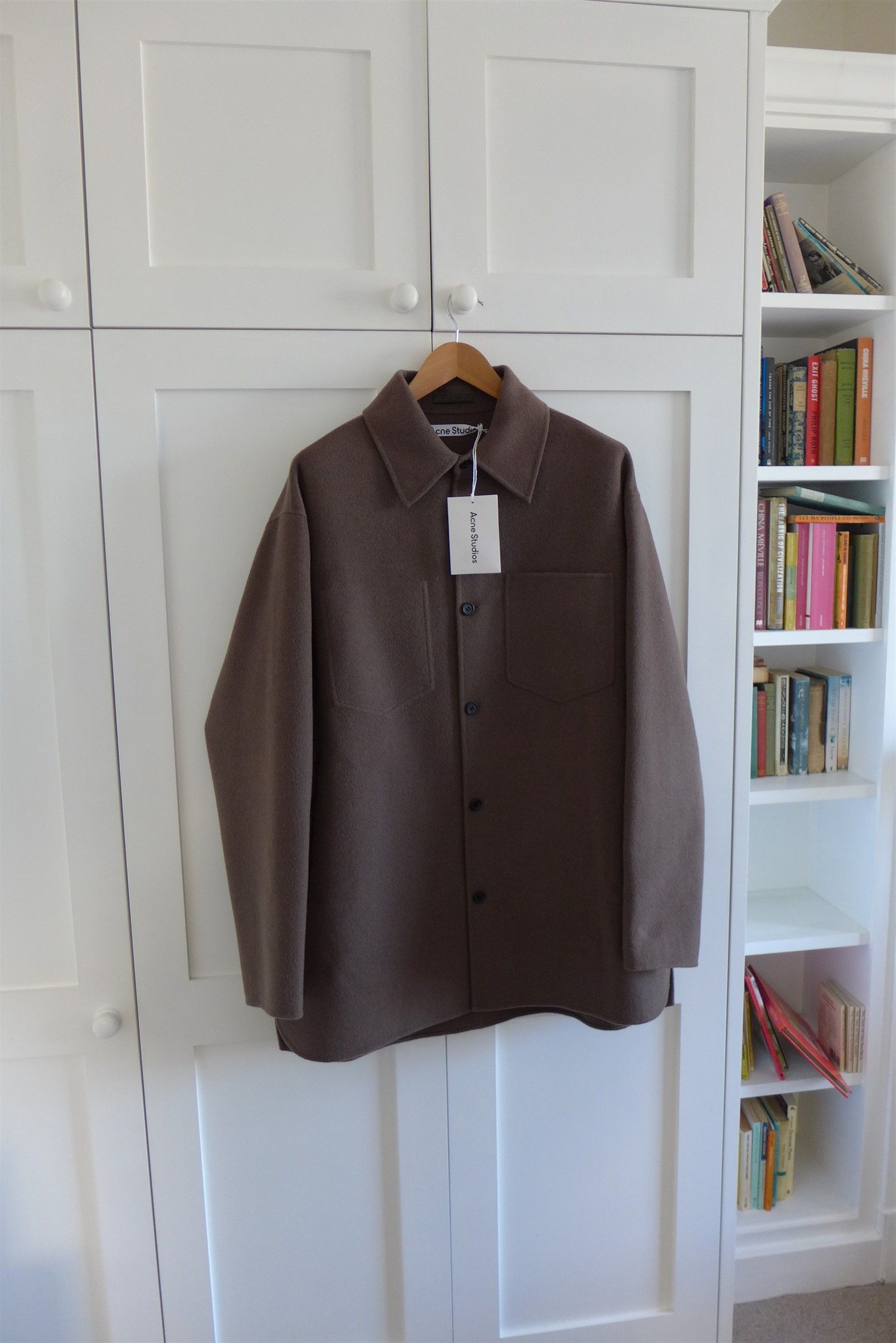 Acne Studios Acne Studios Oversized Domen Jacket - Fox Grey Wool Size US M / EU 48-50 / 2 - 5 Thumbnail