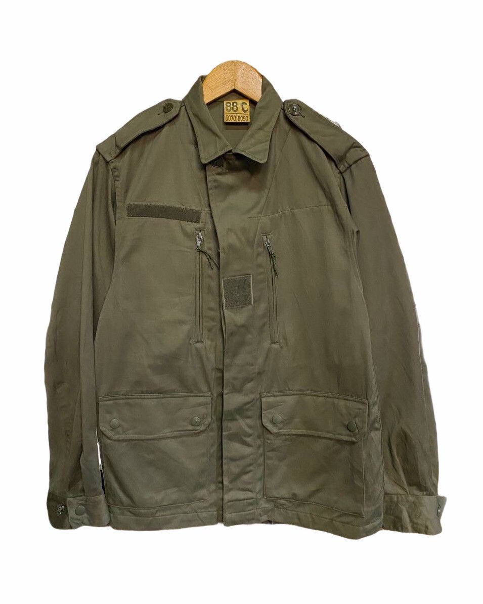 image of Military x Vintage 80's Vintage Army Jacket Vetifler Flers 88C in Army Green, Men's (Size Small)