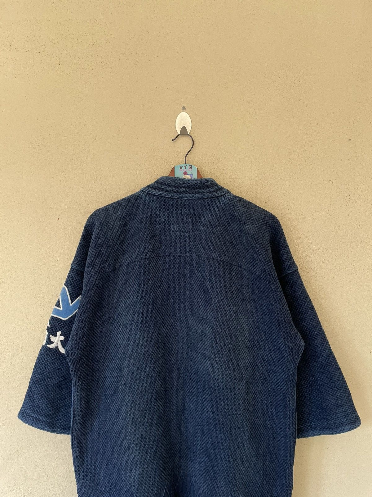 Indigo × Japanese Brand VINTAGE JAPANESE NORAGI KIMONO Size US L / EU 52-54 / 3 - 10 Thumbnail