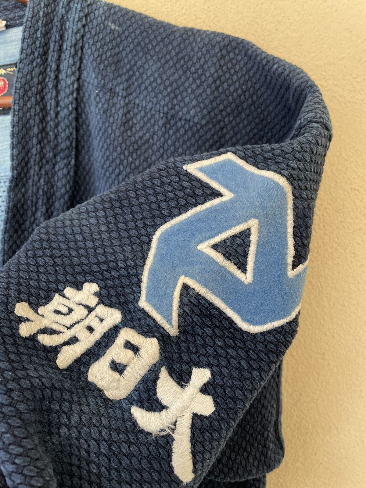 Indigo × Japanese Brand VINTAGE JAPANESE NORAGI KIMONO Size US L / EU 52-54 / 3 - 12 Thumbnail