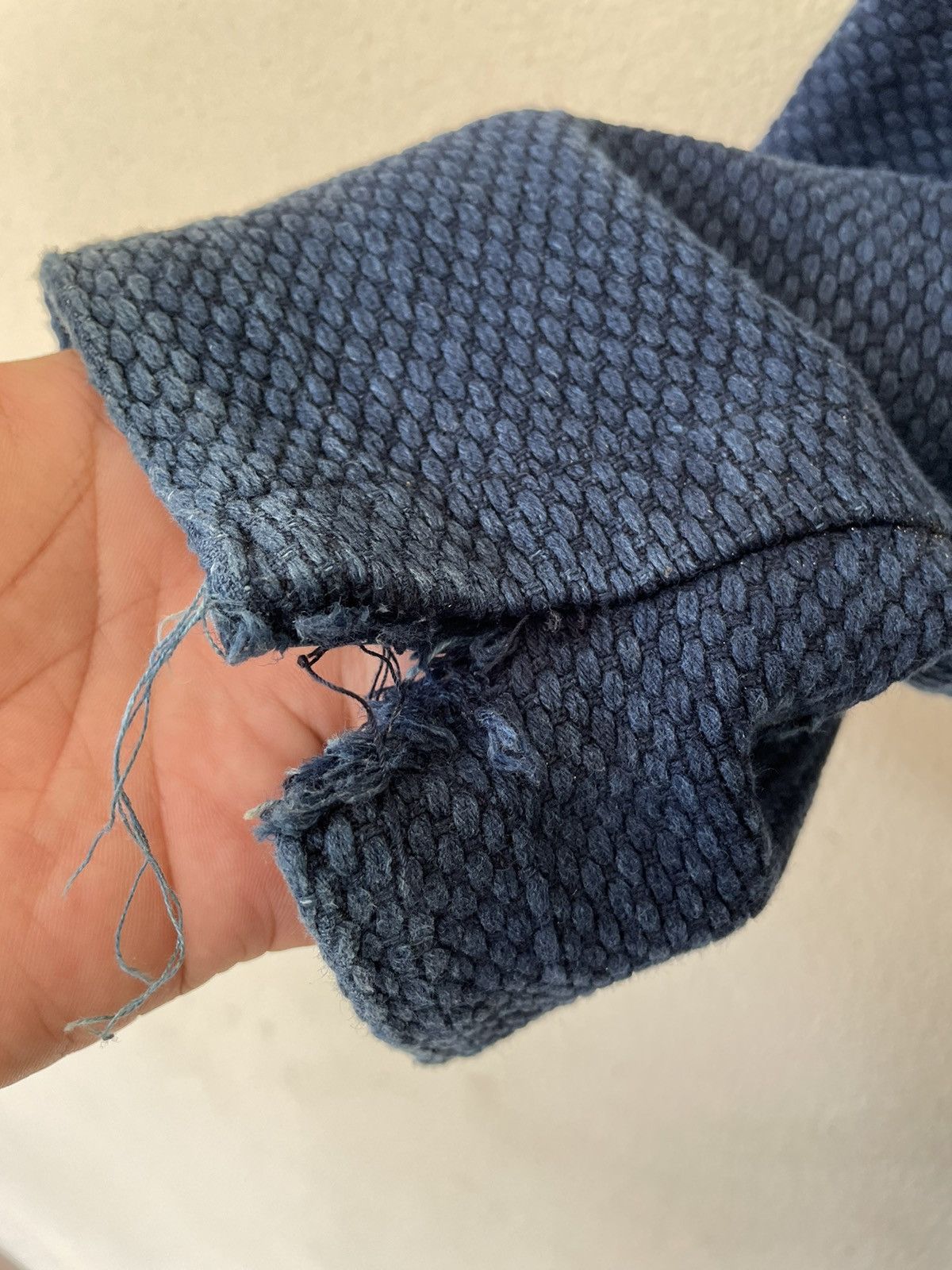 Indigo × Japanese Brand VINTAGE JAPANESE NORAGI KIMONO Size US L / EU 52-54 / 3 - 15 Thumbnail