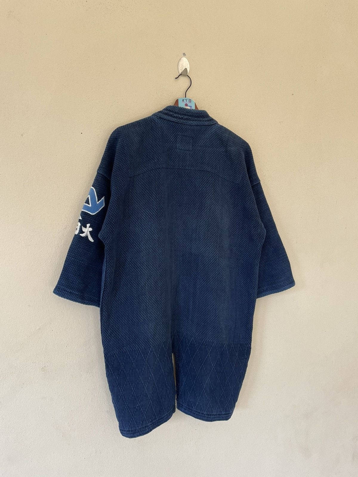 Indigo × Japanese Brand VINTAGE JAPANESE NORAGI KIMONO Size US L / EU 52-54 / 3 - 9 Thumbnail
