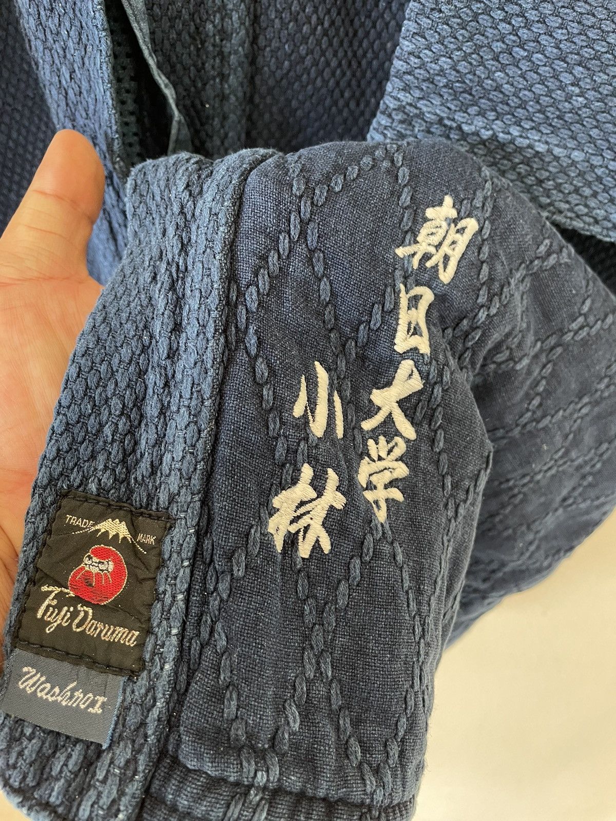 Indigo × Japanese Brand VINTAGE JAPANESE NORAGI KIMONO Size US L / EU 52-54 / 3 - 13 Thumbnail