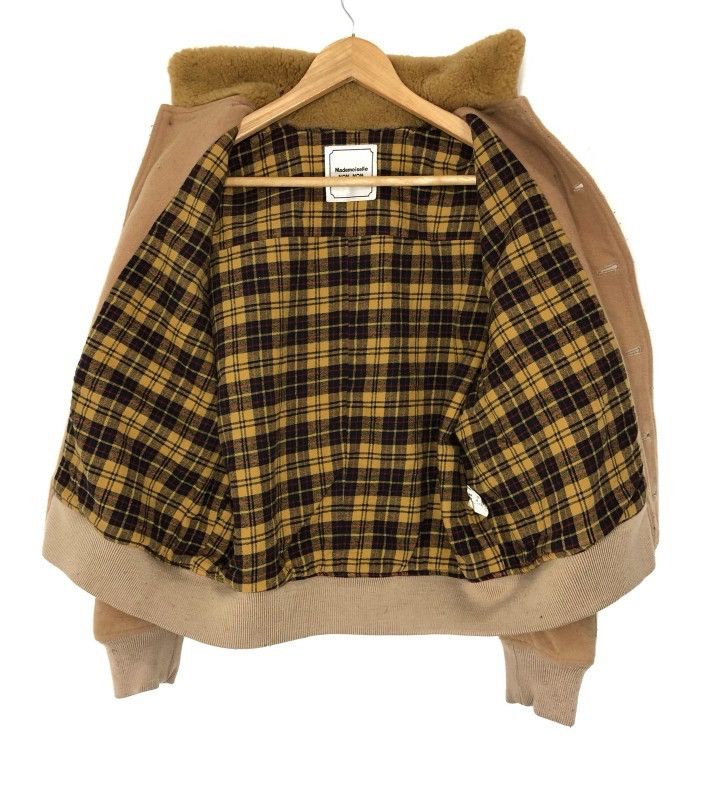 Issey Miyake 🇯🇵 Papas Mademoiselle Non Non Spellout Wool Varsity Jacket Size US M / EU 48-50 / 2 - 7 Thumbnail