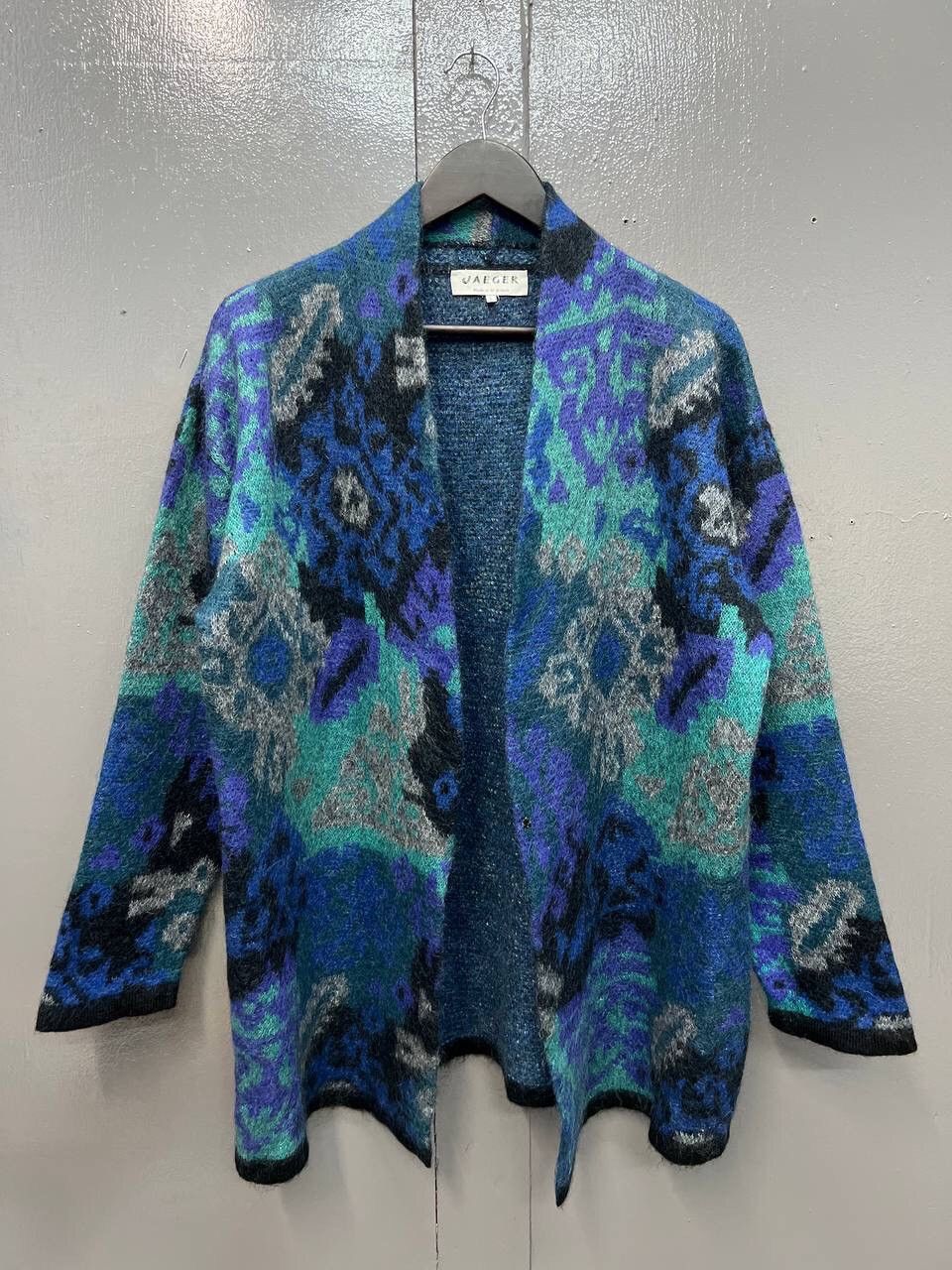 Jaeger JAEGER MOHAIR CARDIGAN Size US L / EU 52-54 / 3 - 2 Thumbnail