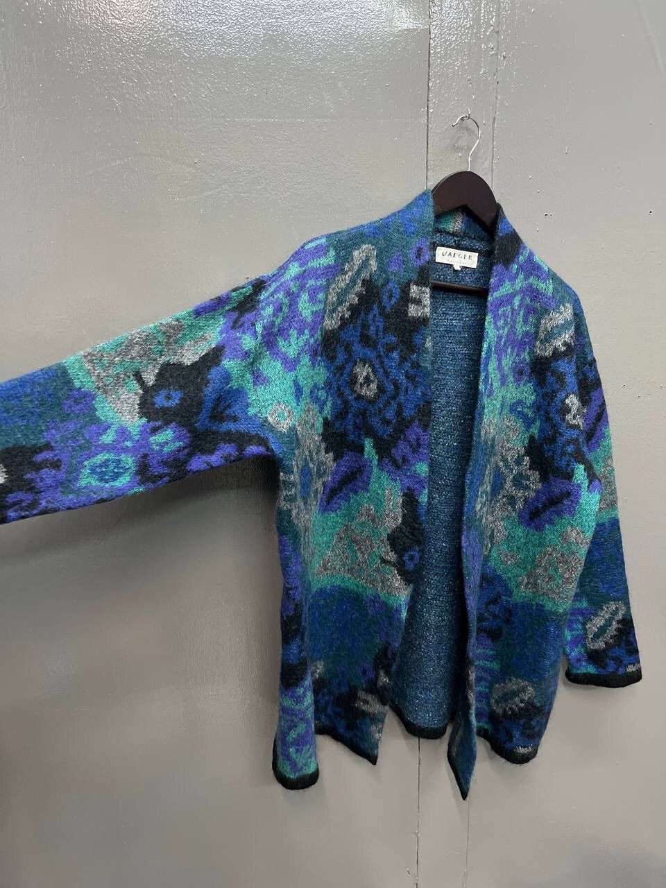 Jaeger JAEGER MOHAIR CARDIGAN Size US L / EU 52-54 / 3 - 9 Thumbnail