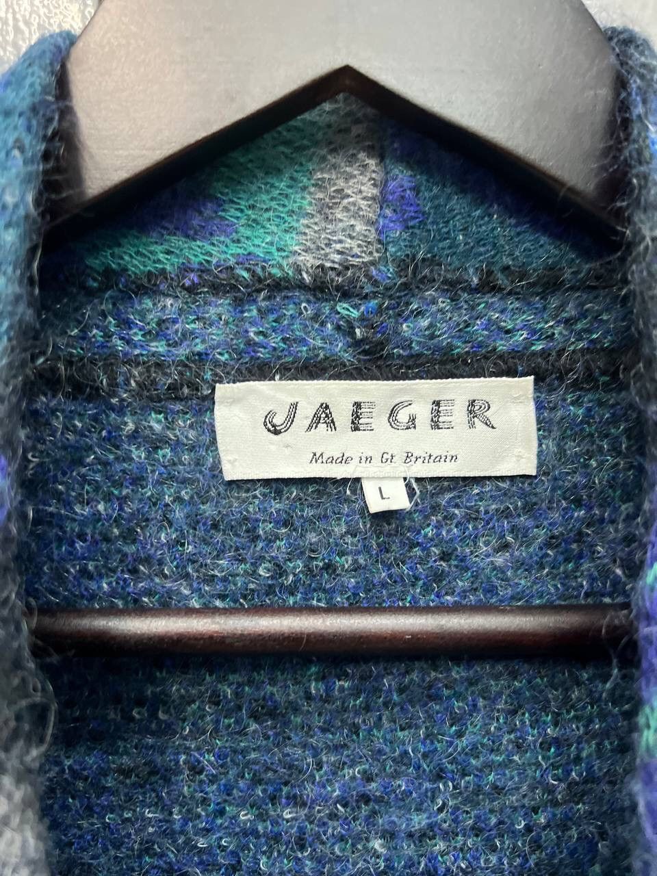 Jaeger JAEGER MOHAIR CARDIGAN Size US L / EU 52-54 / 3 - 8 Thumbnail