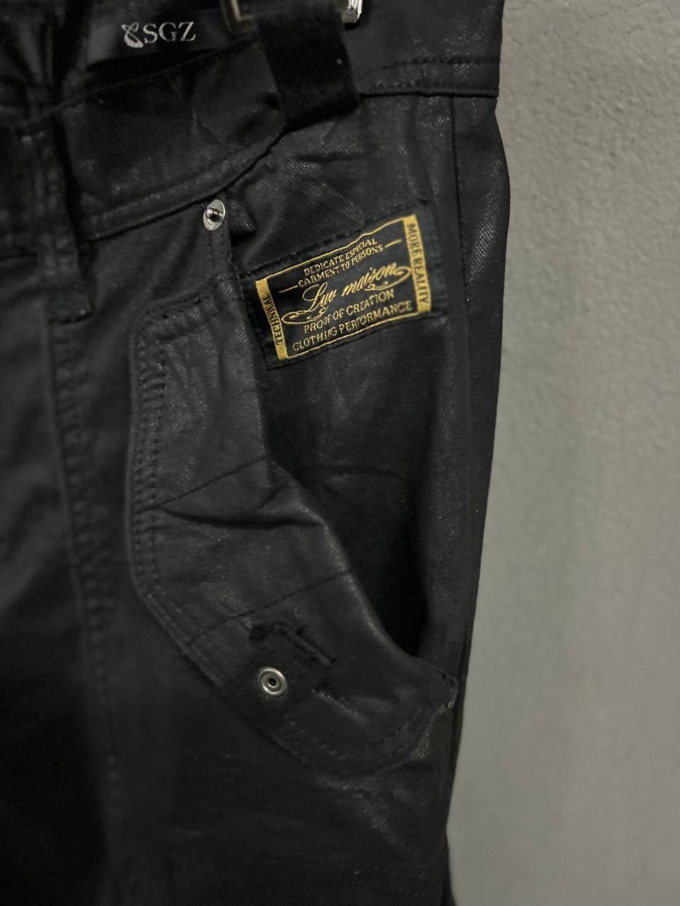 Japanese Brand STEALS JACKROSE LUV MAISON BONDAGE PANTS Size US 31 - 9 Thumbnail