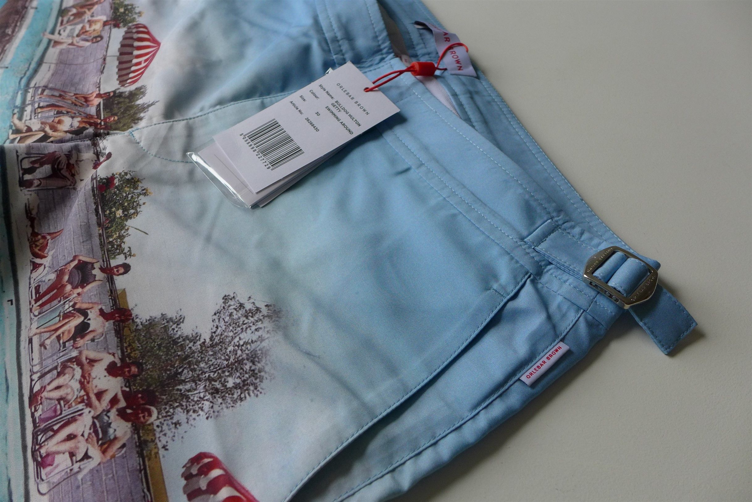 Orlebar Brown Orlebar Brown Bulldog Swim Shorts - Swimming Around Size US 30 / EU 46 - 8 Thumbnail