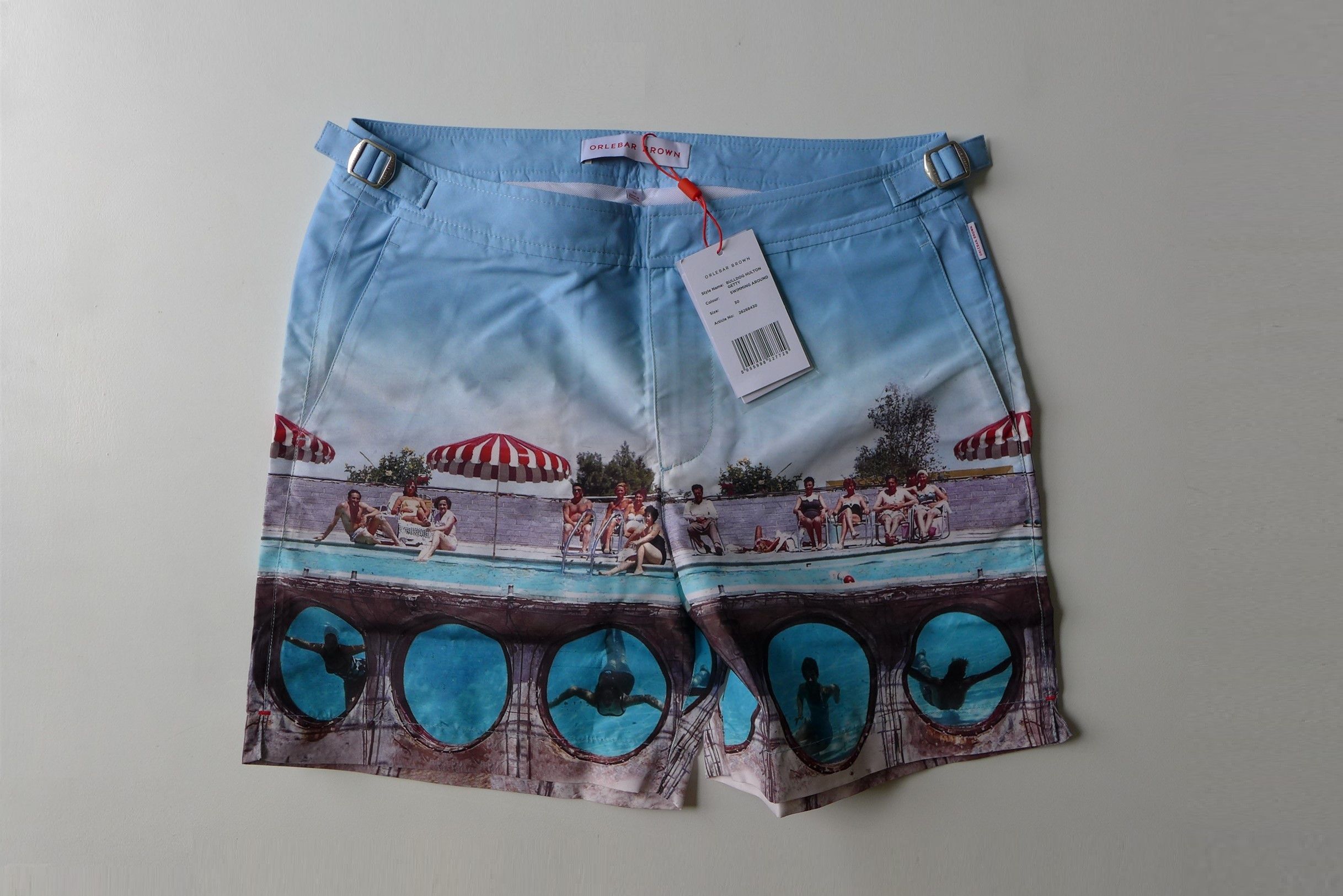 Orlebar Brown Orlebar Brown Bulldog Swim Shorts - Swimming Around Size US 30 / EU 46 - 5 Thumbnail
