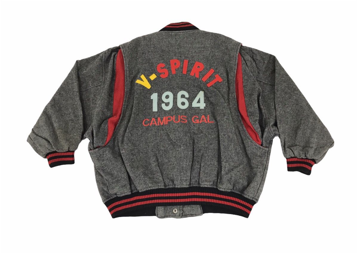 Japanese Brand Water Sky V-Spirit 1964 Campus Gal Varsity Jacket College Size US M / EU 48-50 / 2 - 1 Thumbnail