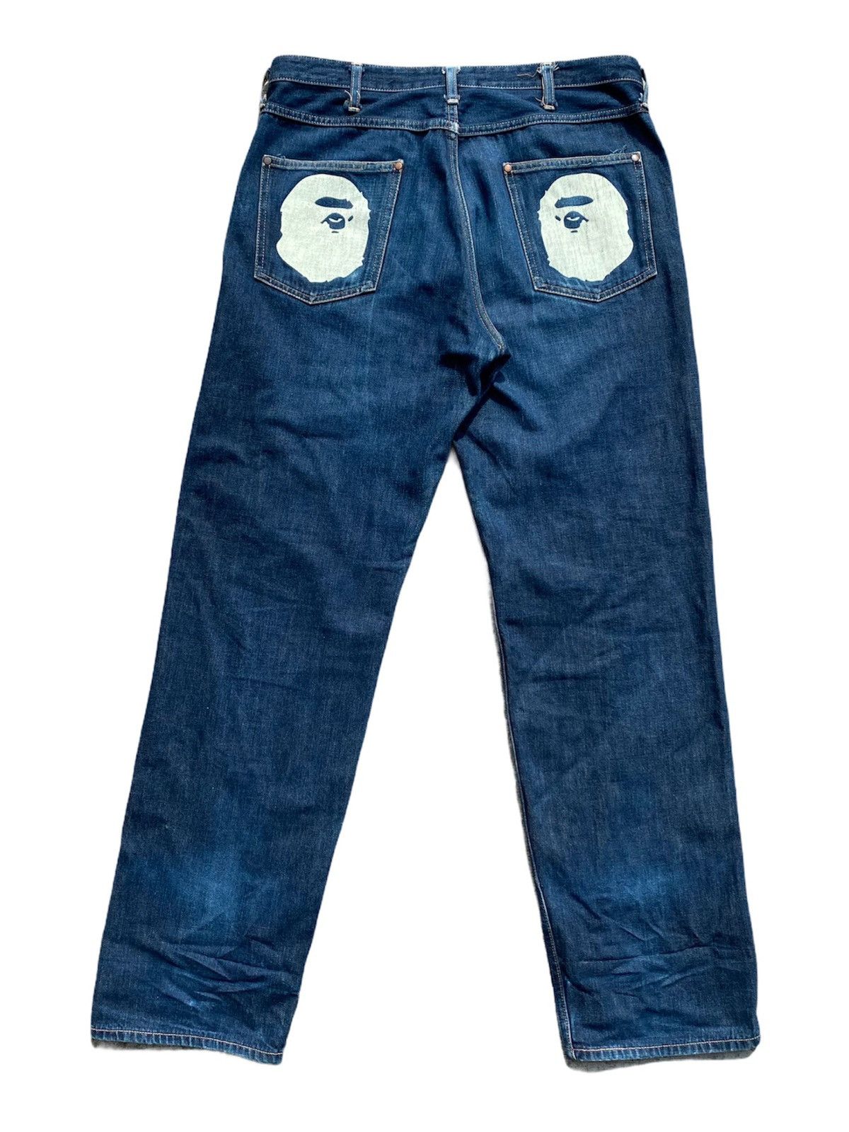 Bape Ape Head Denim Size US 34 / EU 50 - 2 Thumbnail