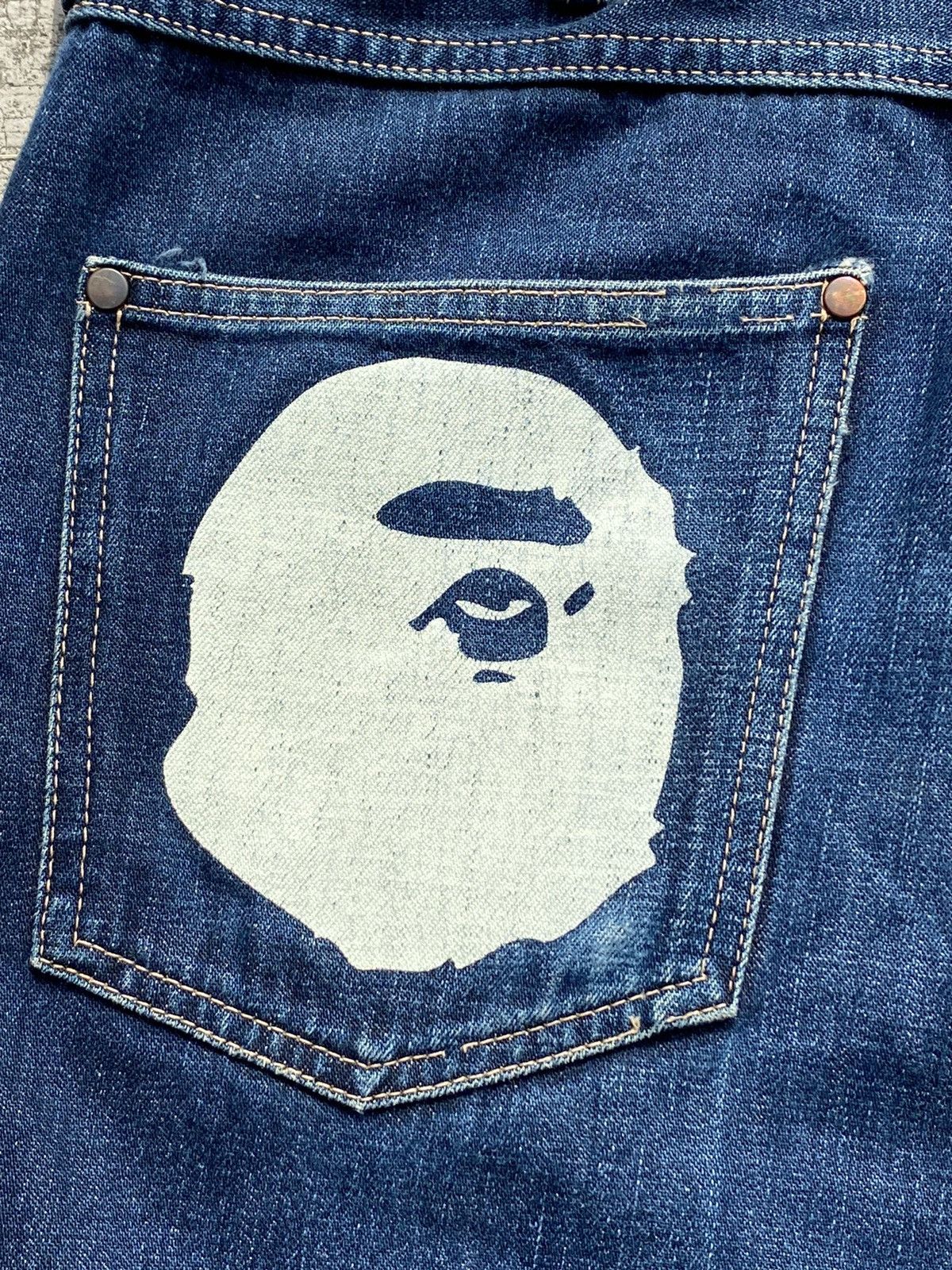 Bape Ape Head Denim Size US 34 / EU 50 - 7 Thumbnail