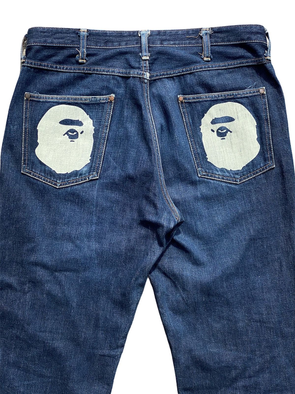 Bape Ape Head Denim Size US 34 / EU 50 - 1 Thumbnail