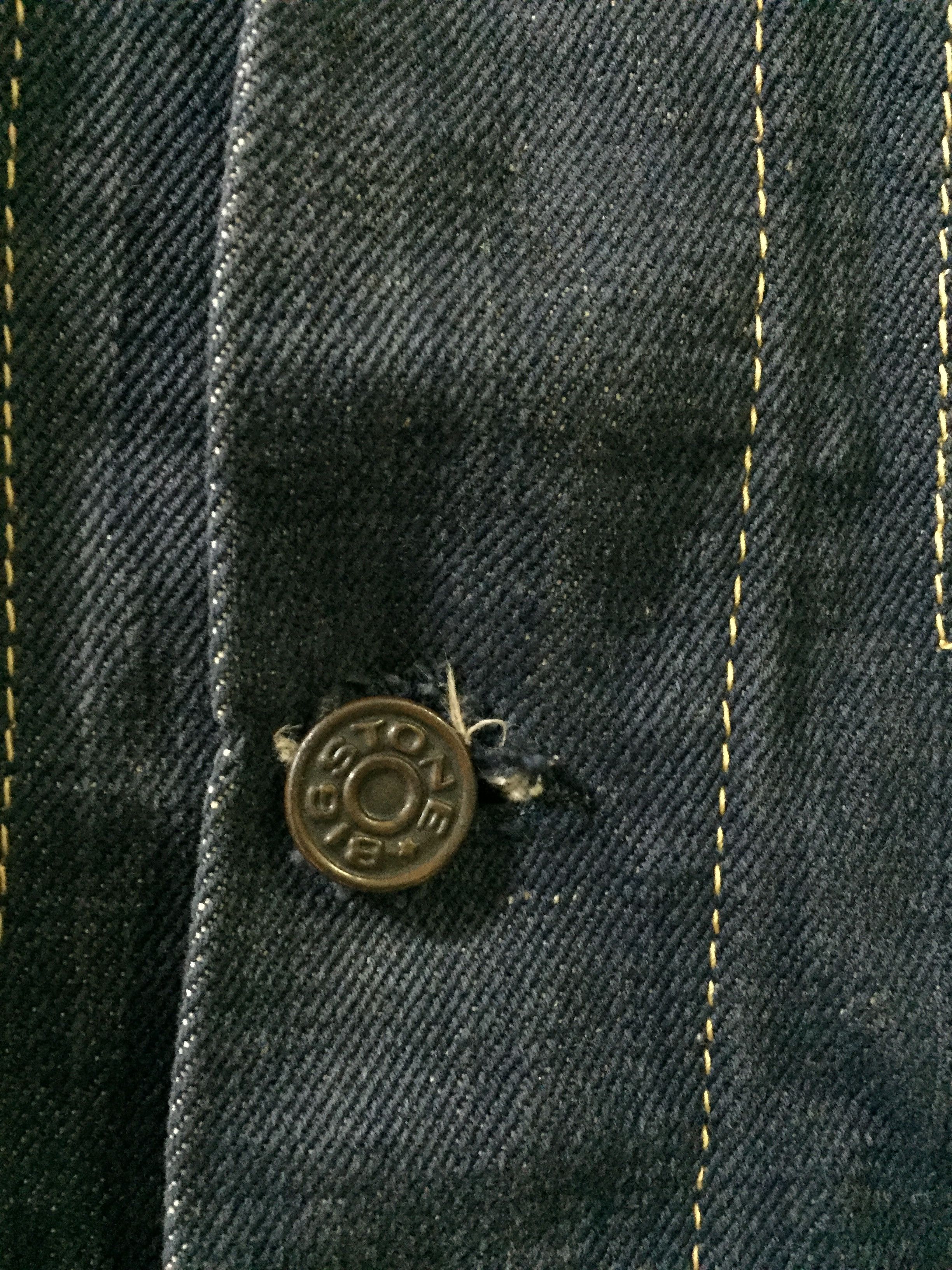 Vintage Vintage Big Stone Denim Jacket Size US S / EU 44-46 / 1 - 4 Thumbnail