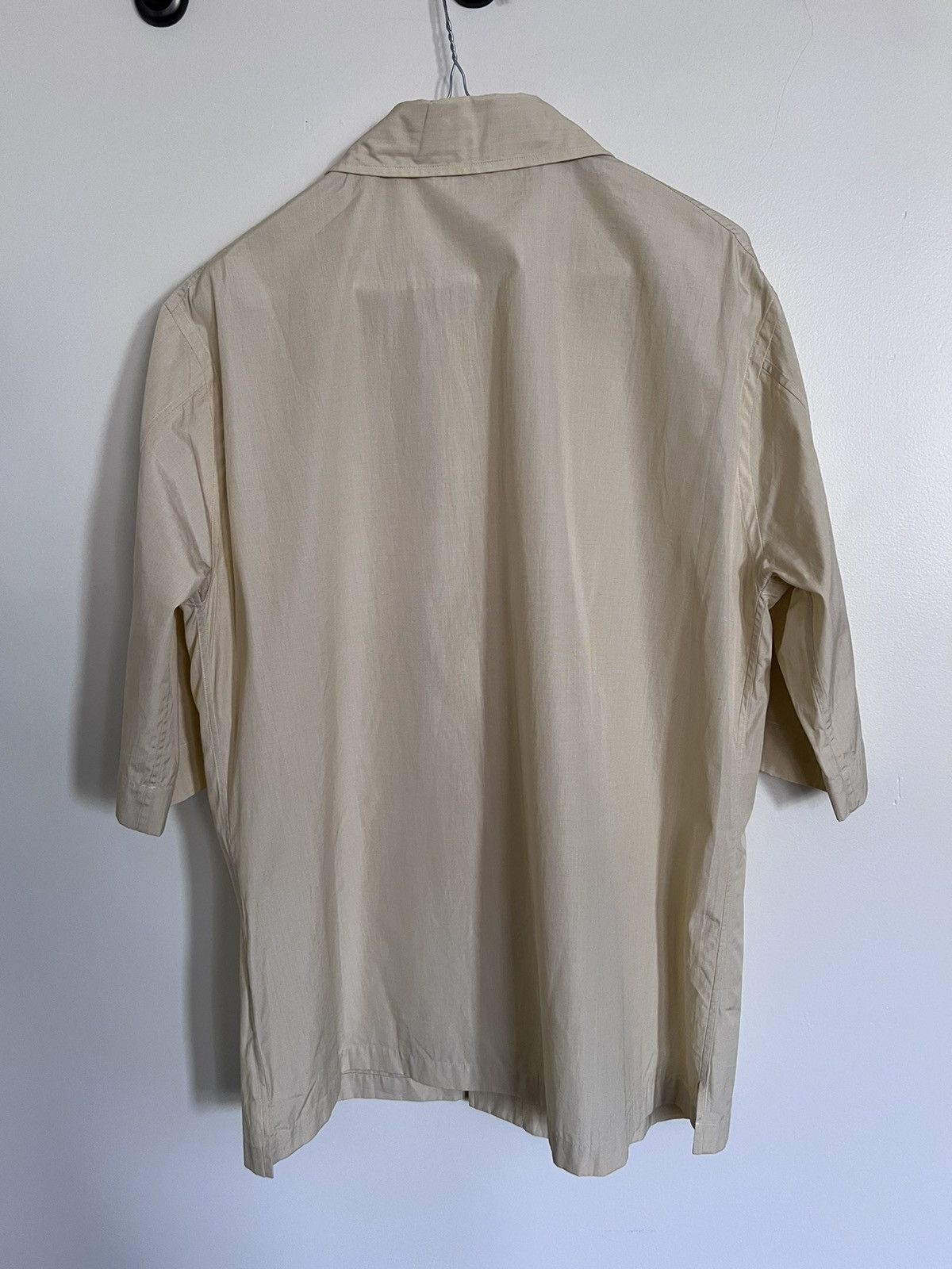 Margaret Howell Mainline end-on-end pale yellow shirt, M, made in UK Size US M / EU 48-50 / 2 - 4 Thumbnail