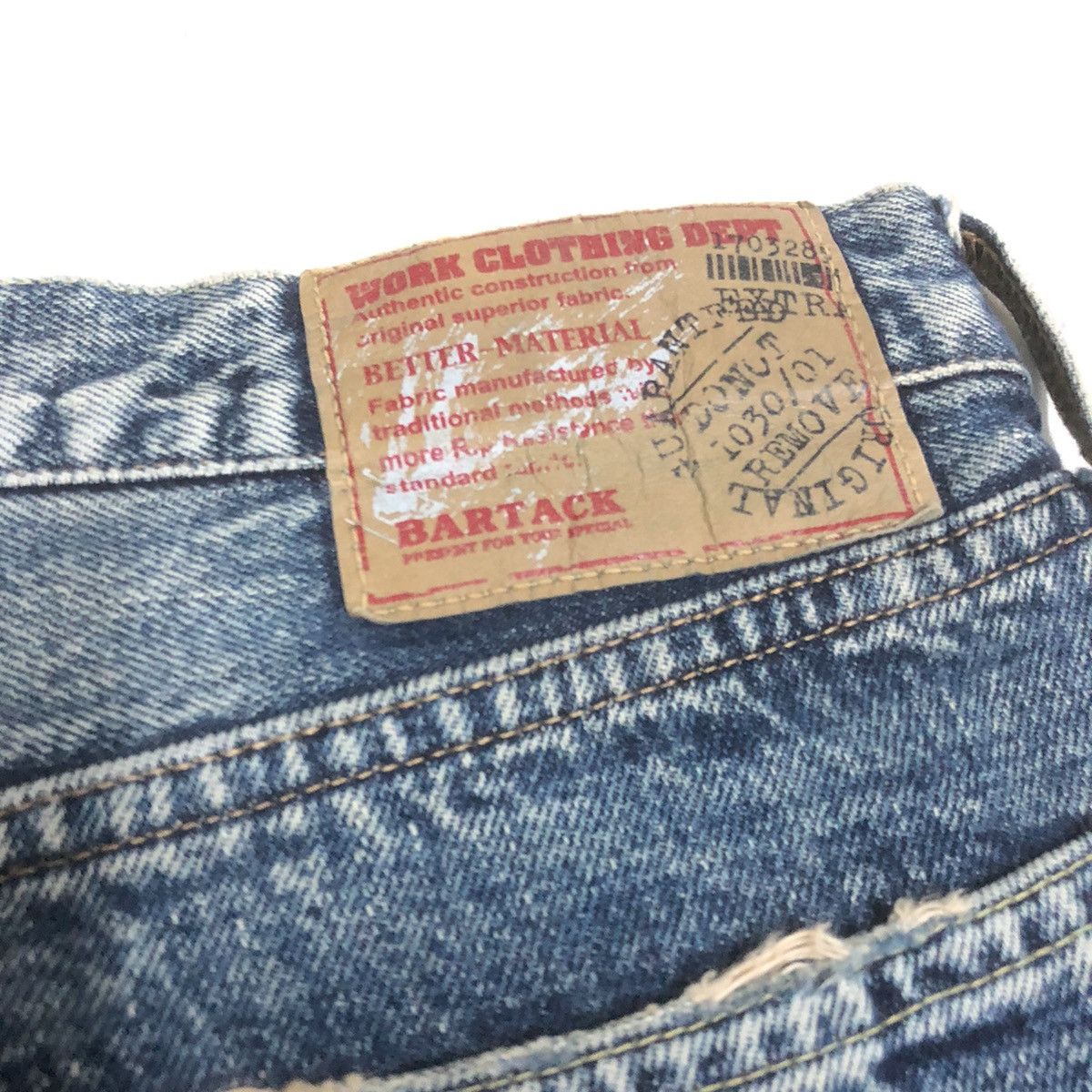 Japanese Brand Bartack Japan Selvedge Denim Size US 34 / EU 50 - 13 Thumbnail