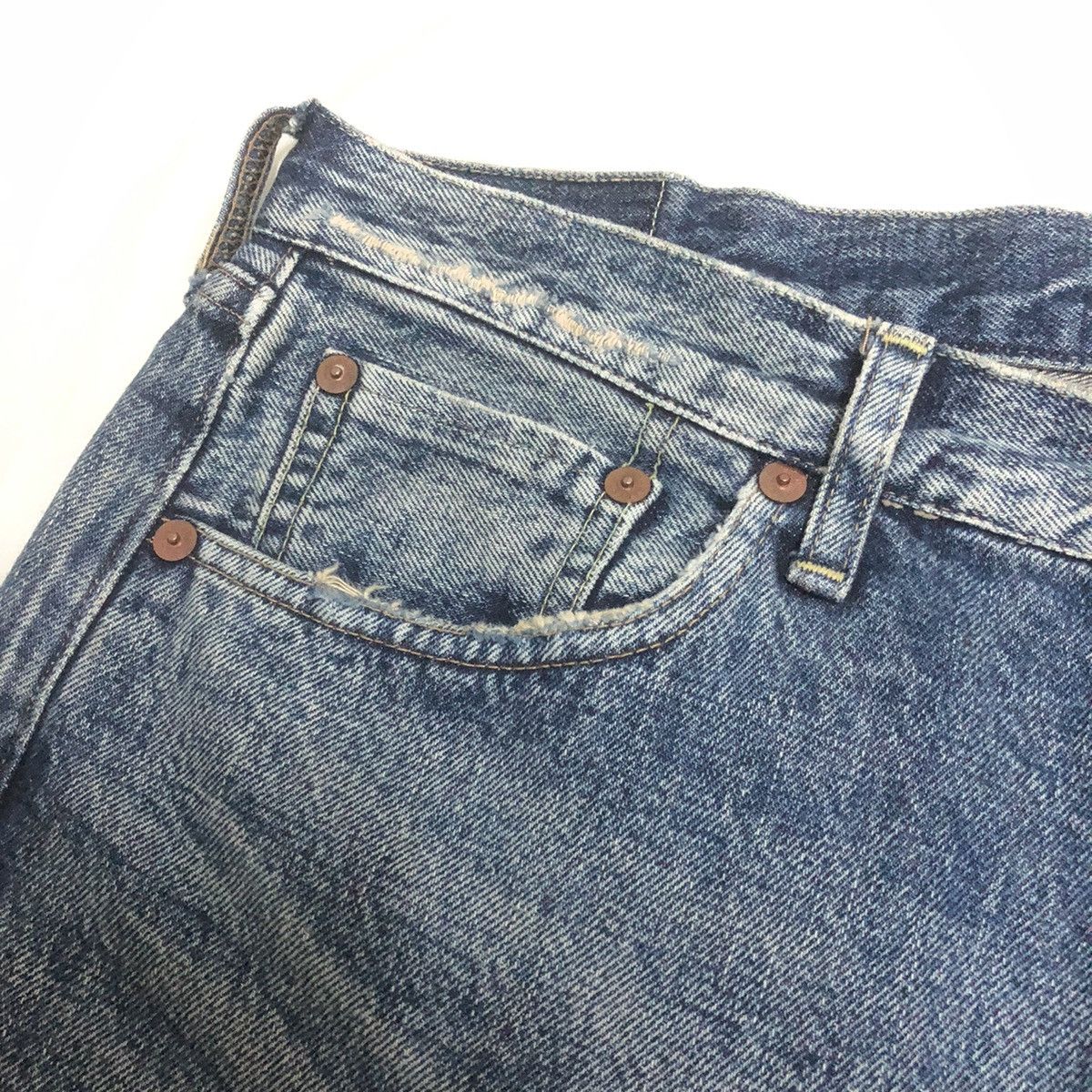 Japanese Brand Bartack Japan Selvedge Denim Size US 34 / EU 50 - 7 Thumbnail