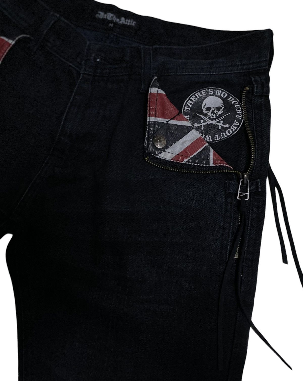 In The Attic × Rockstar Games In The Attic Rock Of Darkness Zipper Denim Size US 30 / EU 46 - 6 Thumbnail