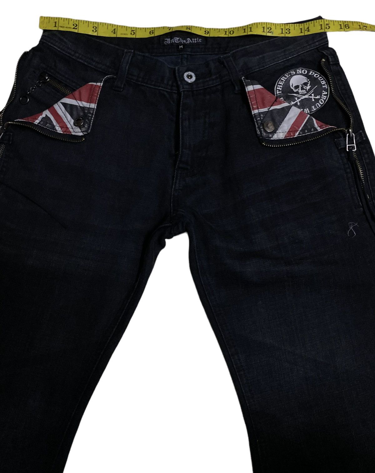 In The Attic × Rockstar Games In The Attic Rock Of Darkness Zipper Denim Size US 30 / EU 46 - 8 Thumbnail
