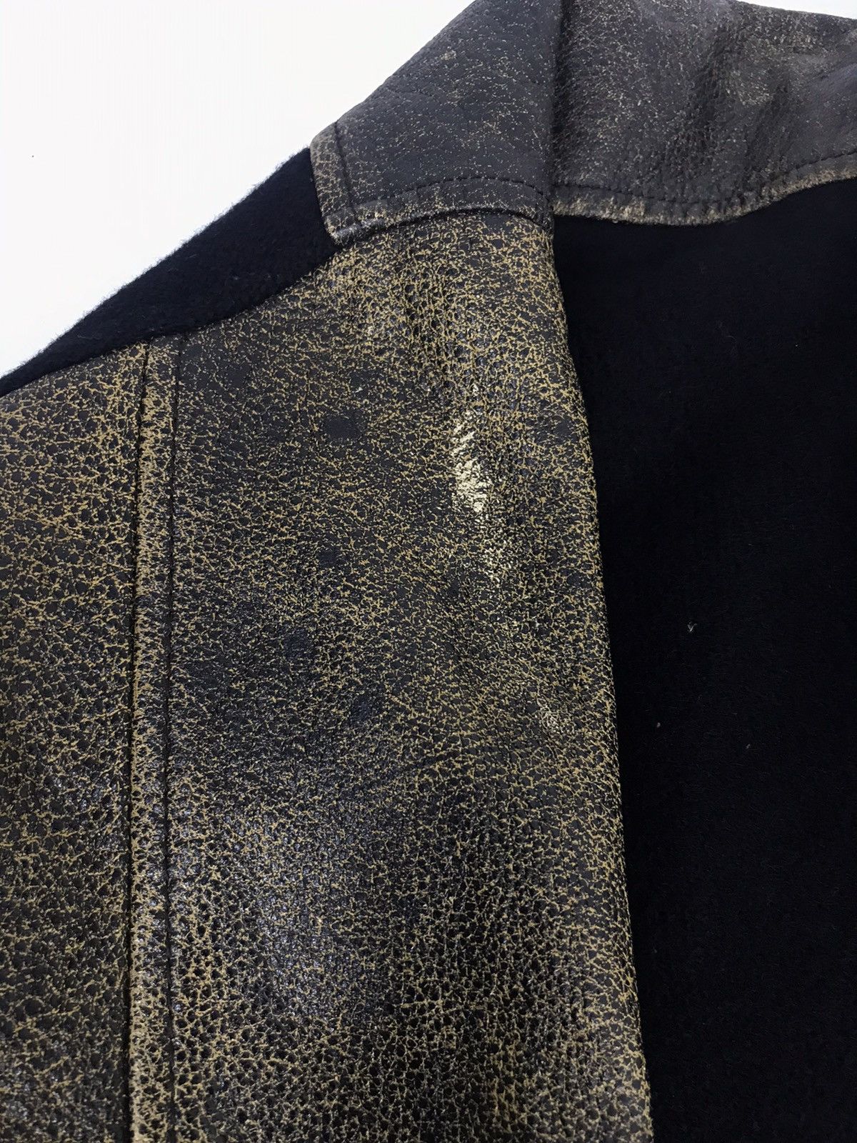 McGregor × Vintage 90s McGregor Club Embroidery Varsity Leather Jacket Size US L / EU 52-54 / 3 - 10 Thumbnail