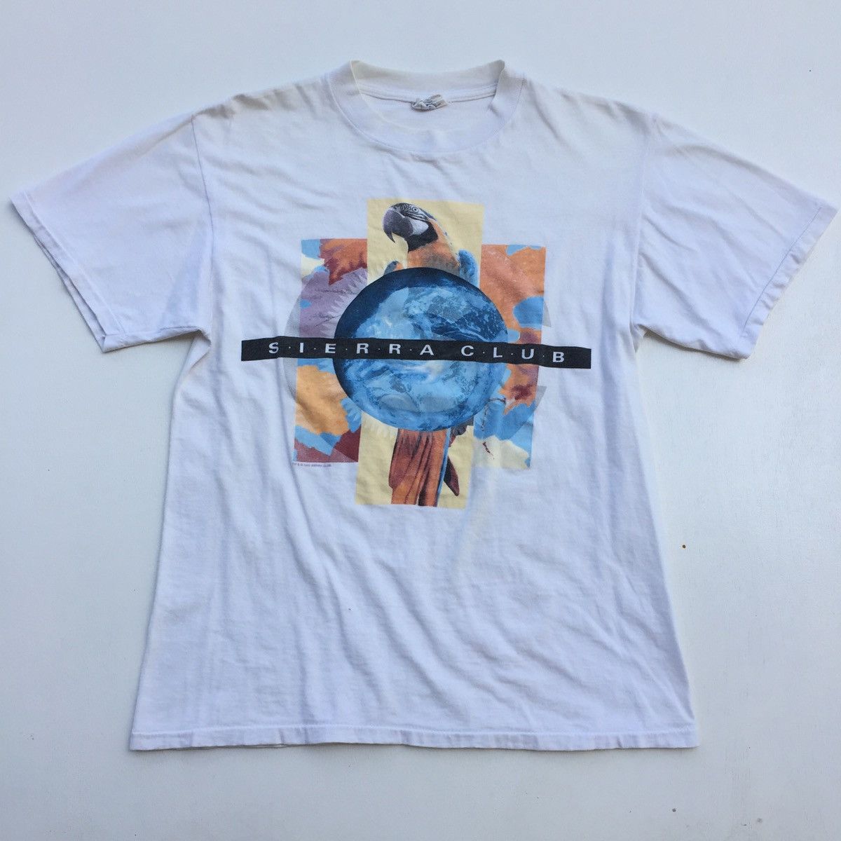 Vintage Vintage 90s Single Sticth Siera Club Animal T-Shirts Size US M / EU 48-50 / 2 - 1 Thumbnail