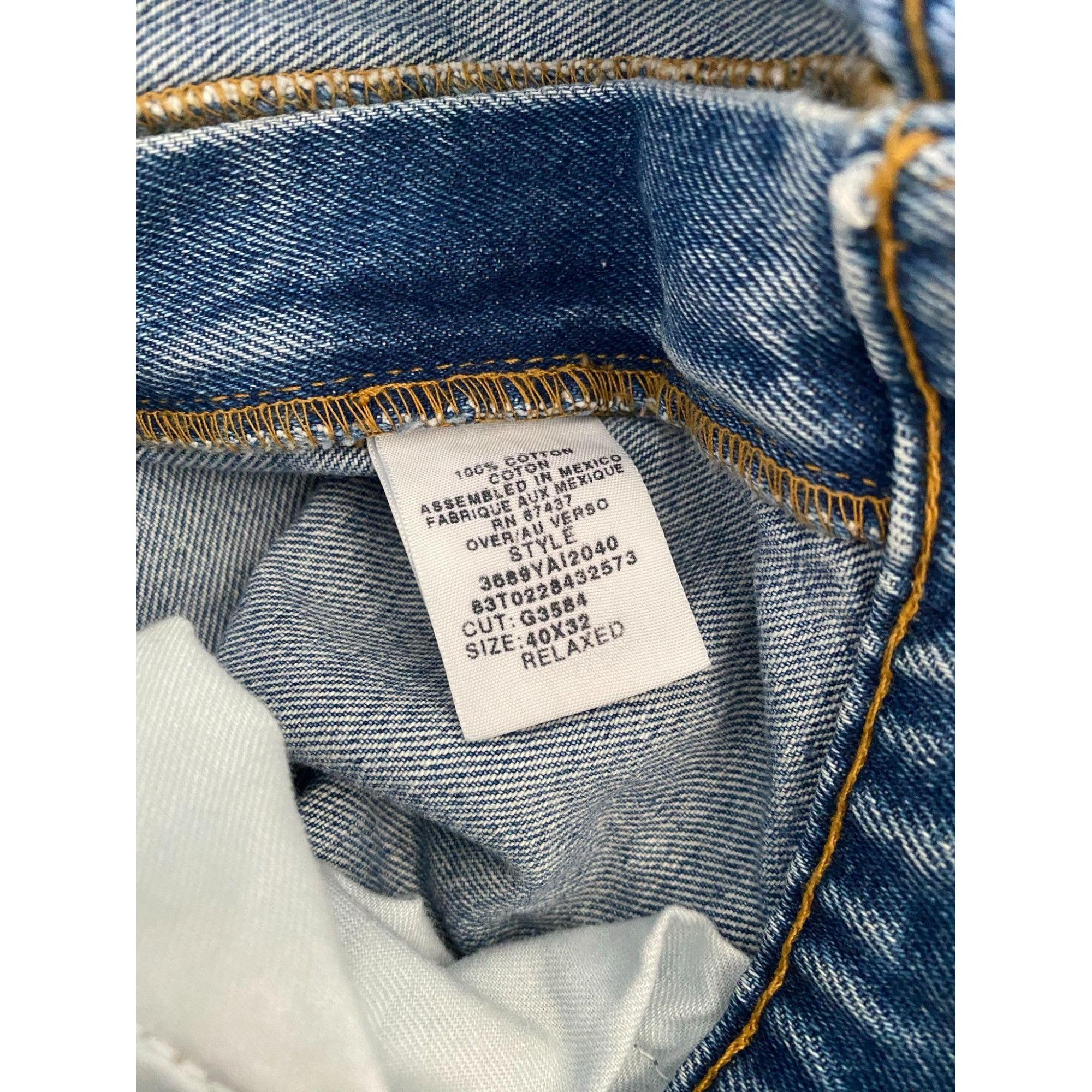 Polo Ralph Lauren Vintage Y2K Baggy Ralph Lauren Relaxed Denim Jeans Pants Size US 40 / EU 56 - 3 Thumbnail