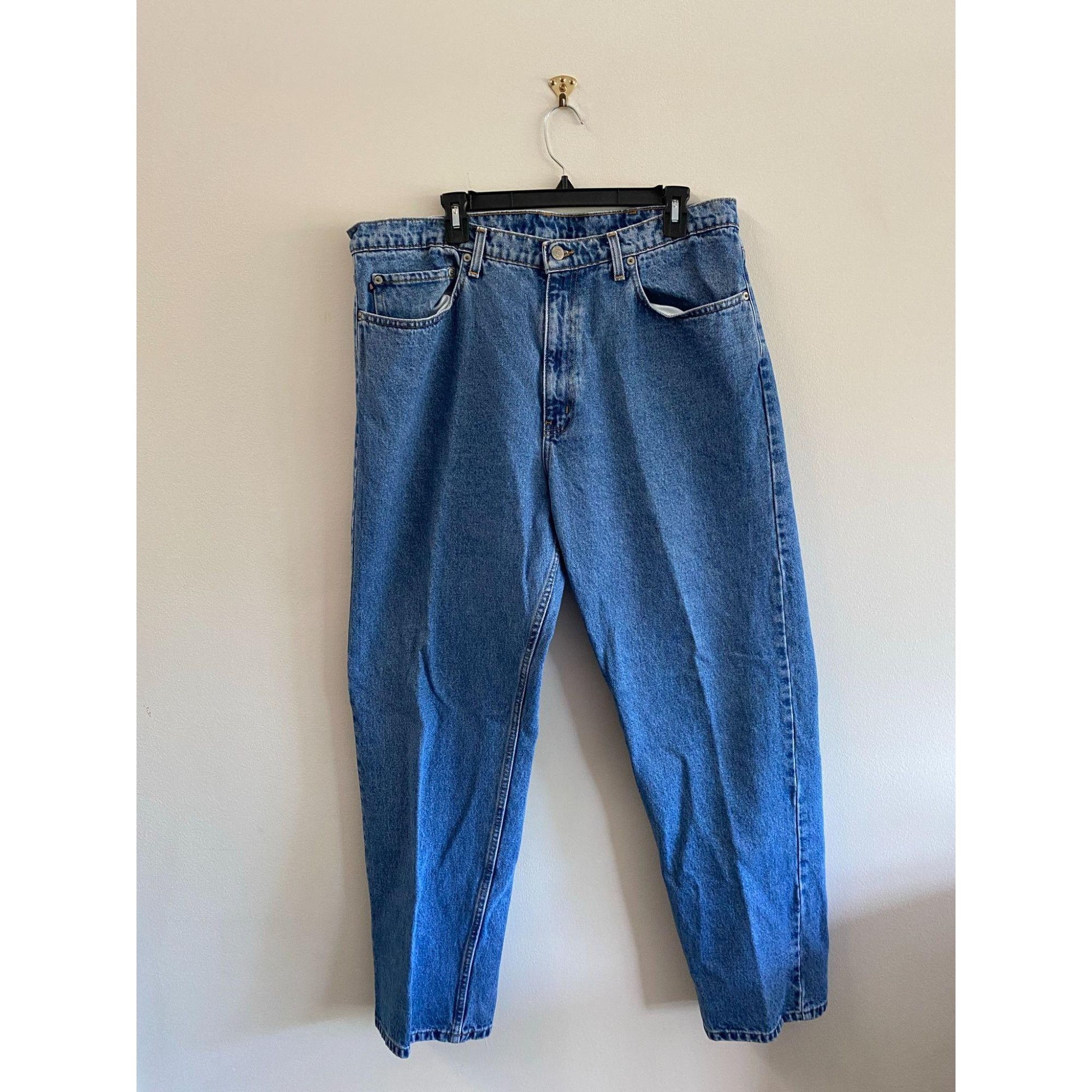 Polo Ralph Lauren Vintage Y2K Baggy Ralph Lauren Relaxed Denim Jeans Pants Size US 40 / EU 56 - 1 Thumbnail