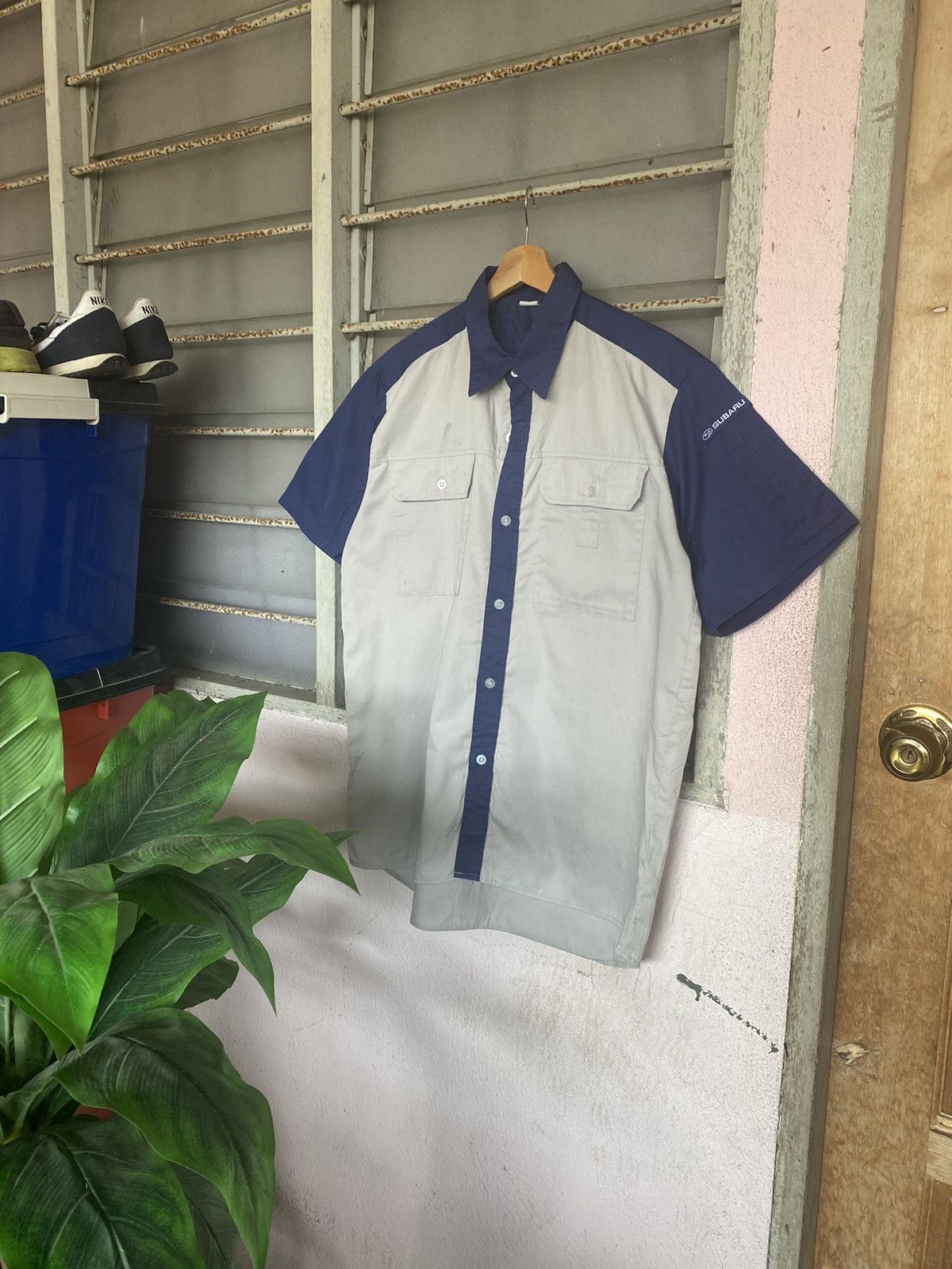 image of Racing x Sports Specialties Subaru Workshirt in Blue, Men's (Size Large)