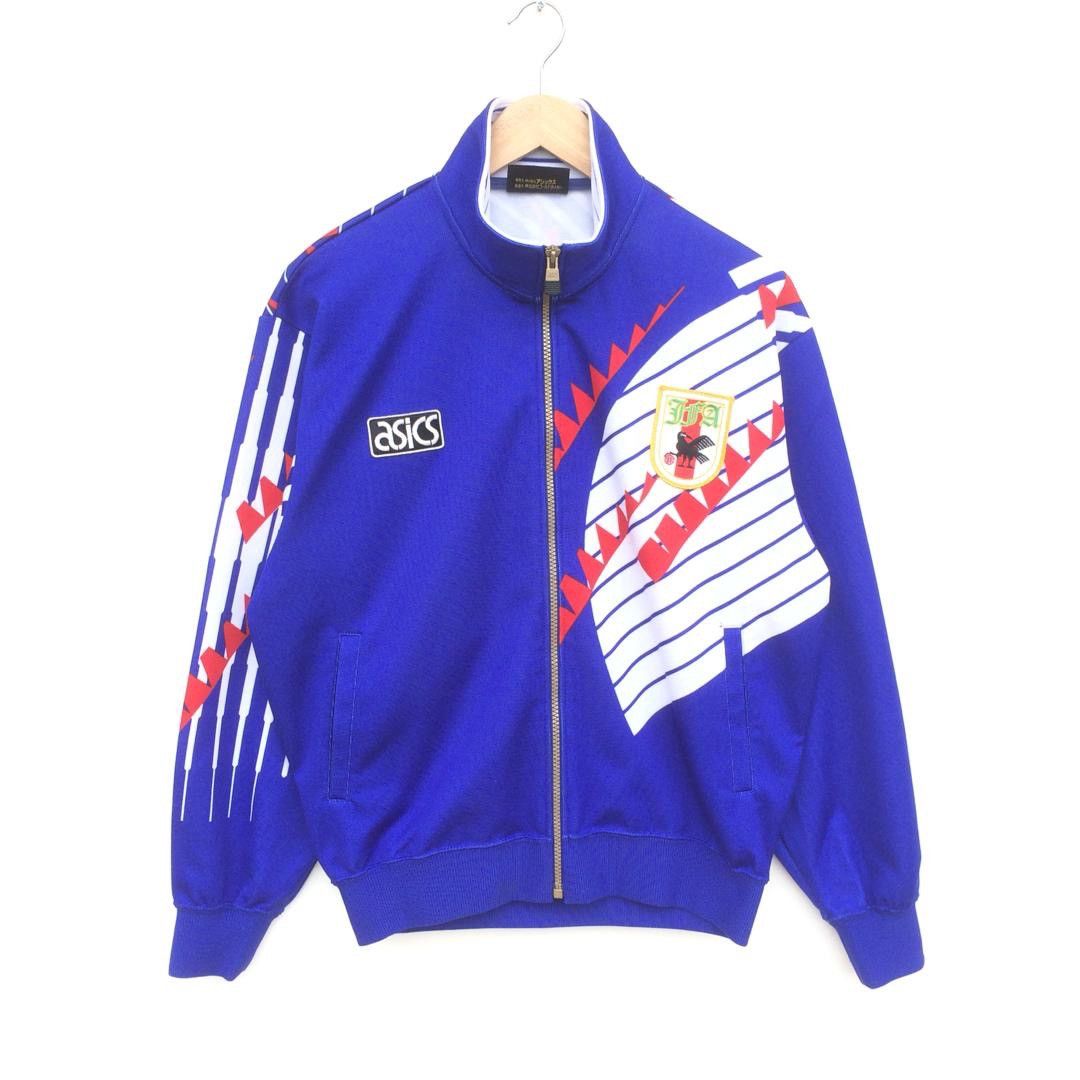 image of Japan Football Jfa 90’S Asics Fireflame in Blues, Men's (Size Medium)