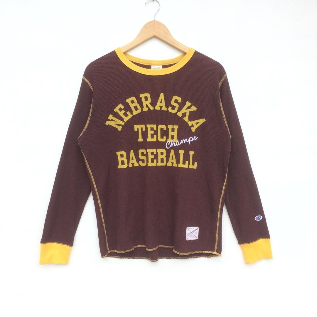 Champion Vintage Champion Nebraska Baseball Longsleev Size US M / EU 48-50 / 2 - 1 Thumbnail