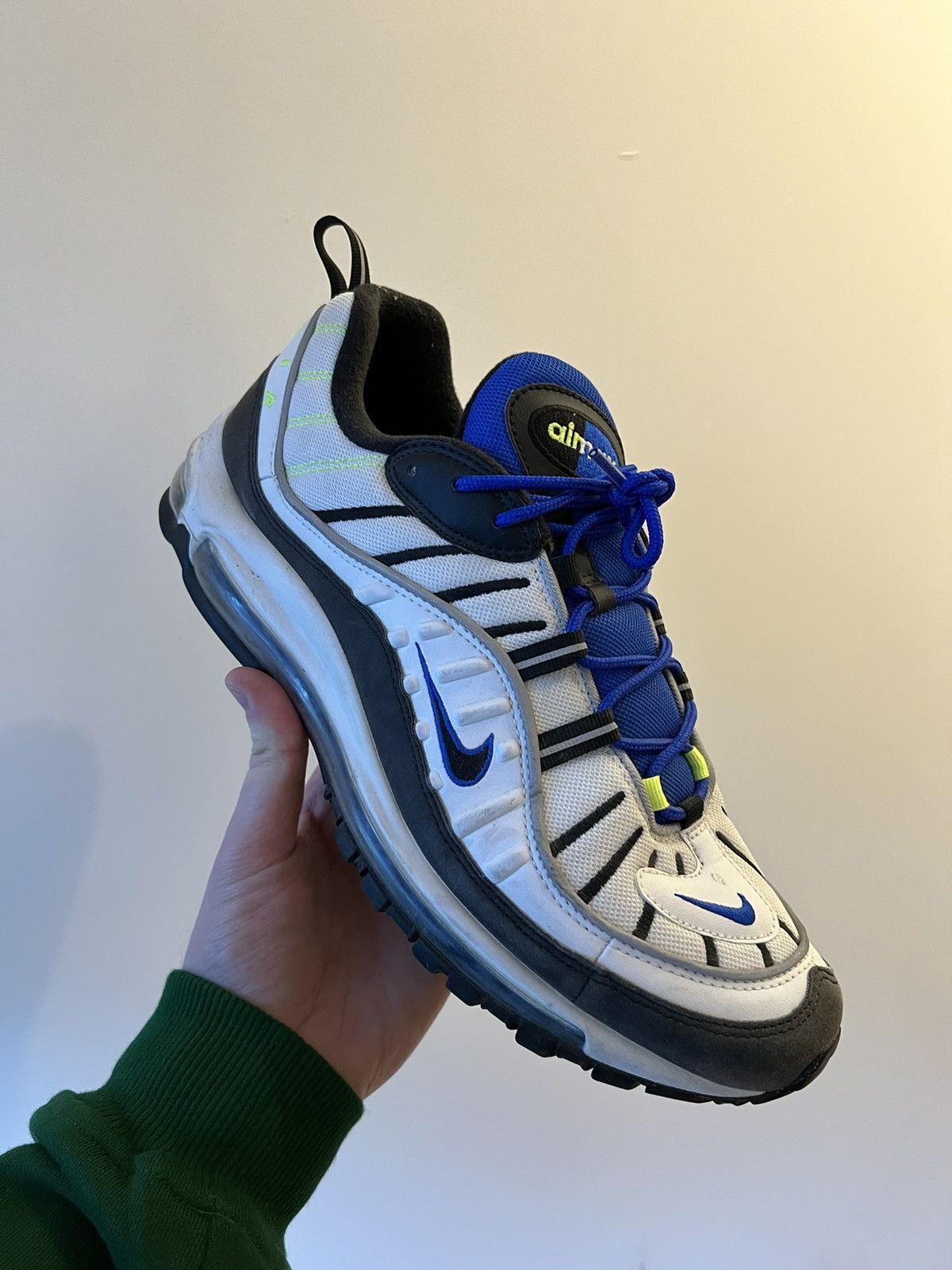 Air max 98 sale black and blue