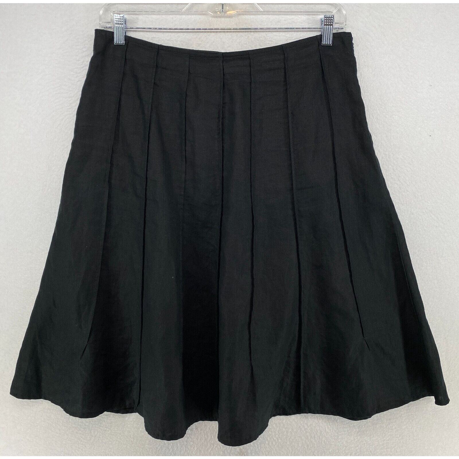 Jupe J. Jill En Soie 100% - Taille 12P - Multicolore (vin, Noir, Gris) - Occasion Très Bon état