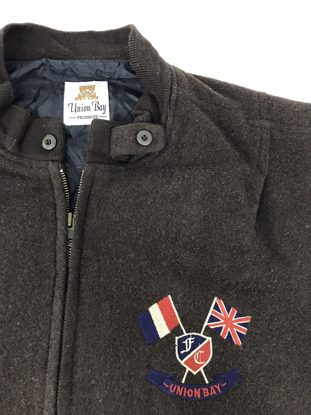 French Connection Vintage French Connection Fcuk Union Bay Varsity Jacket Size US L / EU 52-54 / 3 - 3 Thumbnail
