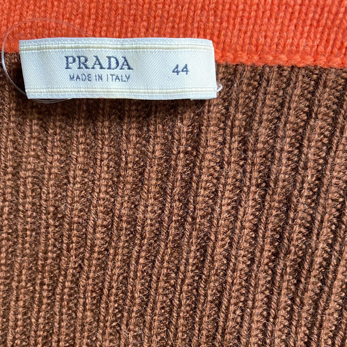 Prada Prada Brown Cashmeres Sweater Size M / US 6-8 / IT 42-44 - 3 Thumbnail