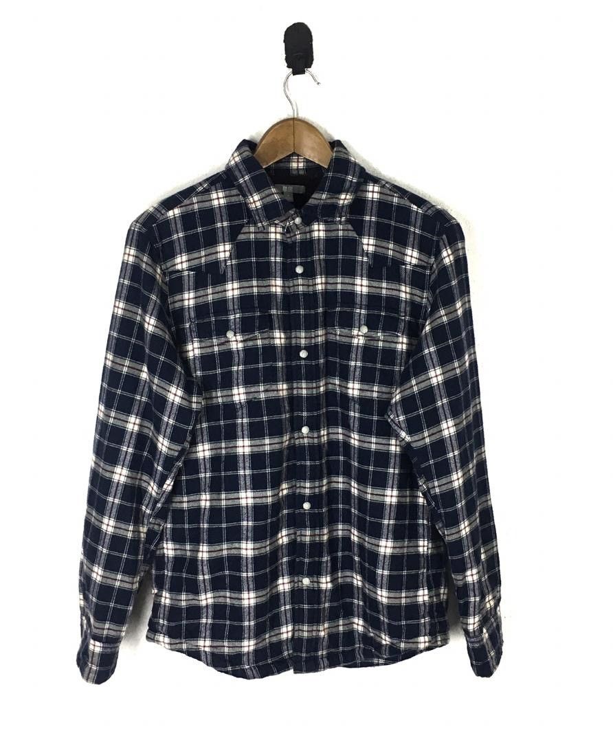 Japanese Brand × Uniqlo Flannel UNIQLO Shirt Size US M / EU 48-50 / 2 - 1 Thumbnail