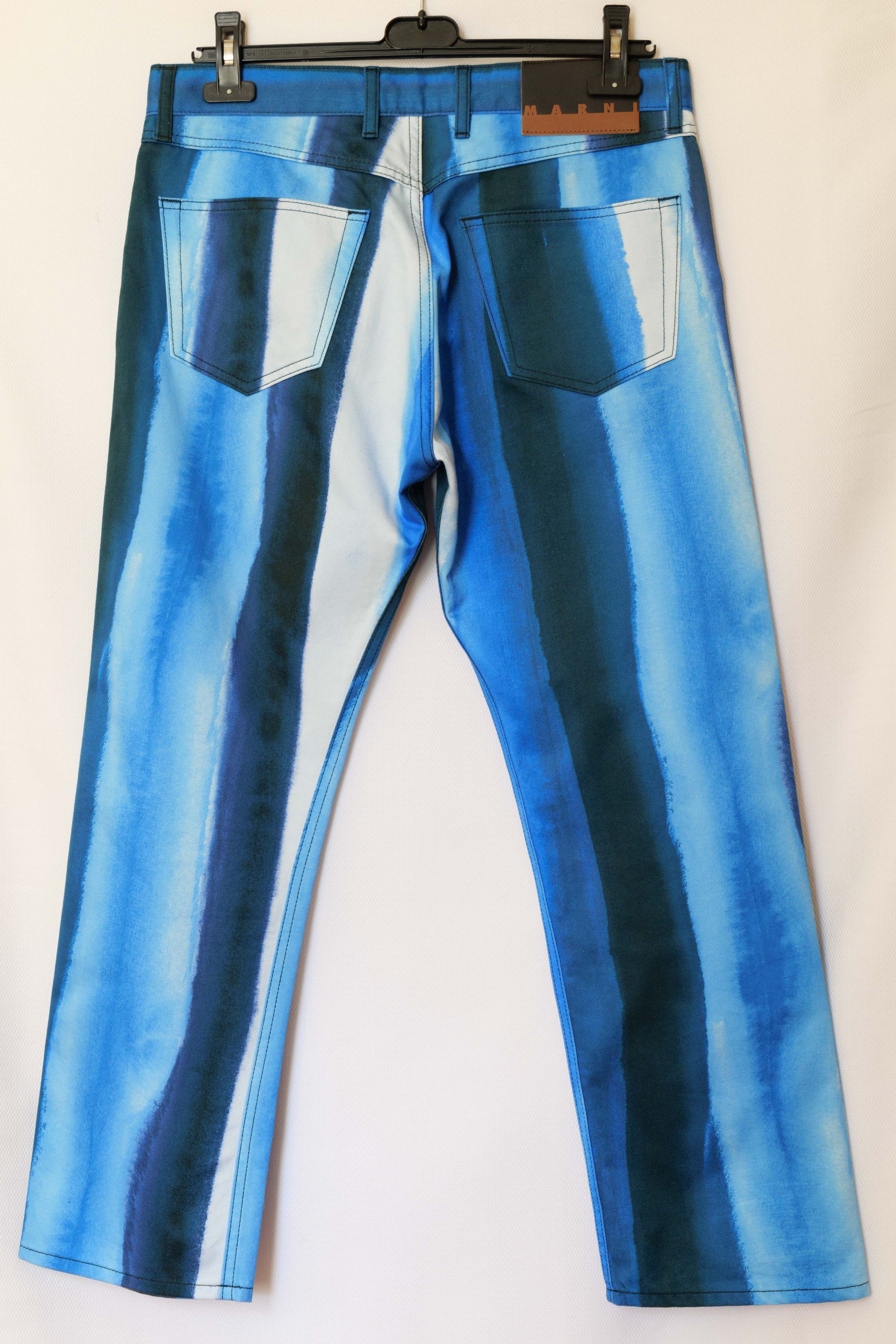 Marni paint stripe pants Size US 32 / EU 48 - 2 Thumbnail