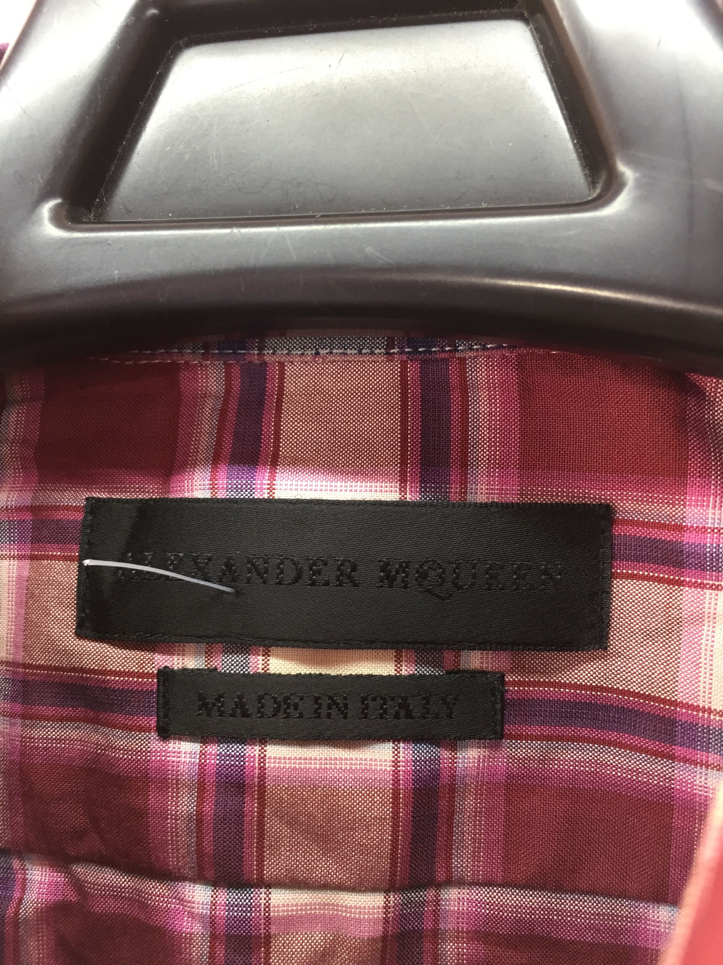Alexander McQueen Alexander McQueen Checkered Shirt Made in Italy Size L / US 10 / IT 46 - 4 Thumbnail
